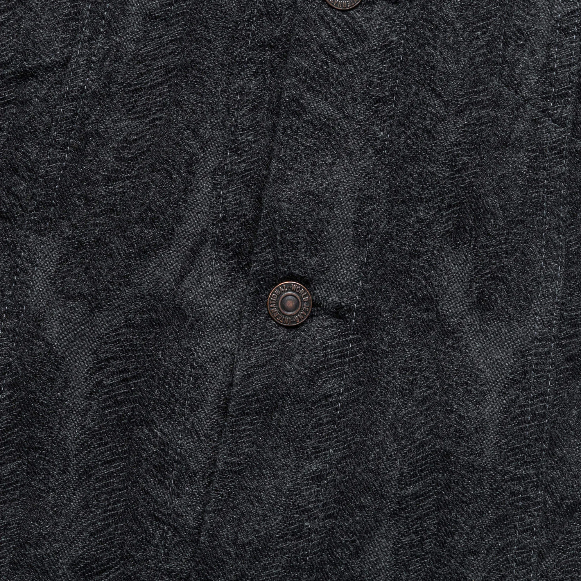 12oz MAGPIE Denim 3rd JKT - Black/Black