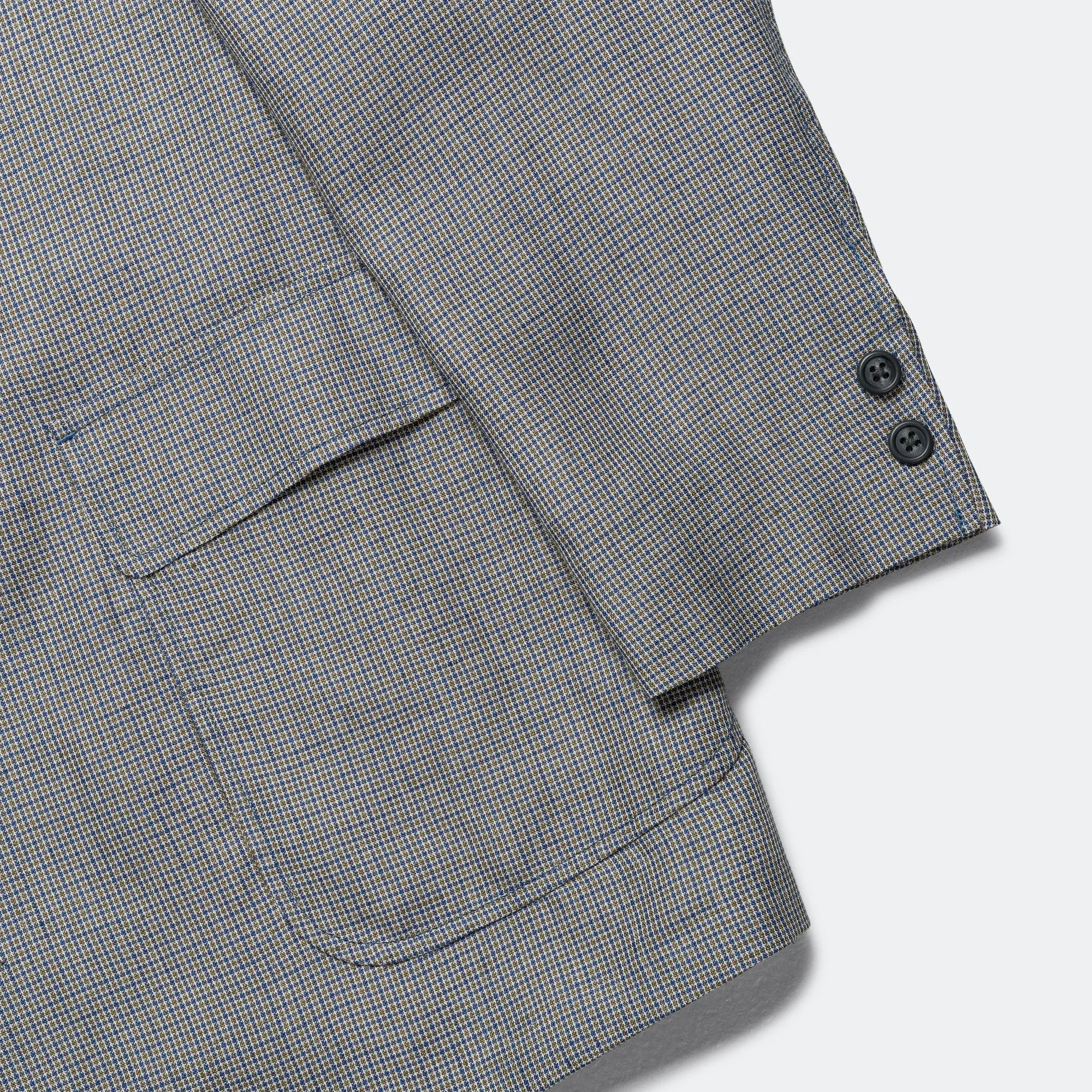 3B Box-fit Linen Cupra Gun Club Check - Grey