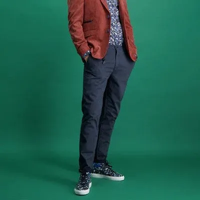 A Fish Named Fred - Casual Chino - Cotton Twill - Zip Fly - Navy