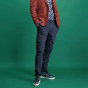 A Fish Named Fred - Casual Chino - Cotton Twill - Zip Fly - Navy