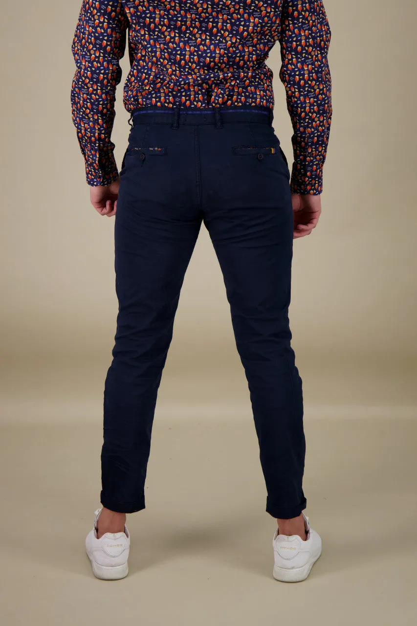 A Fish Named Fred - Chino Pant - Navy