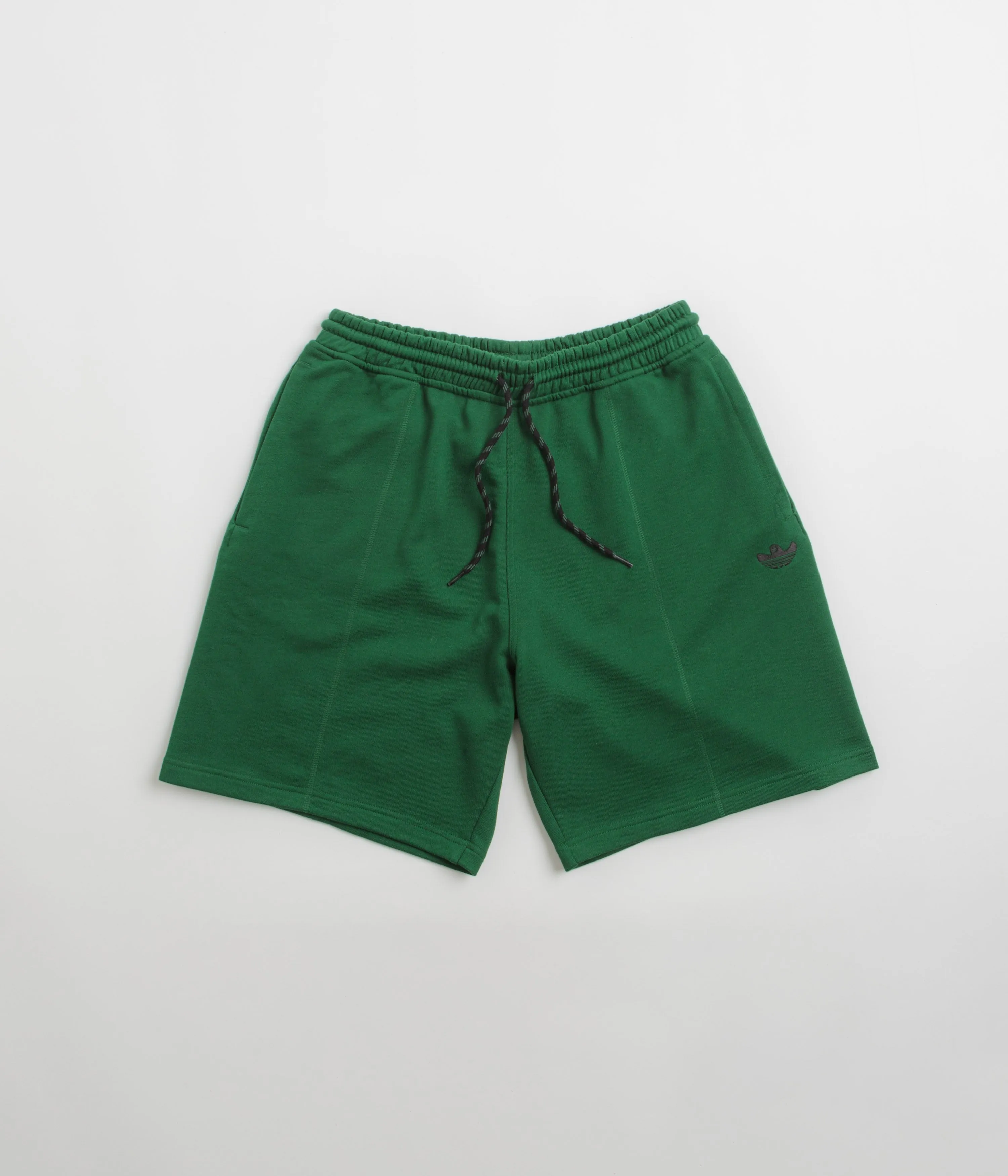 Adidas Shmoofoil Featherweight Shorts - Dark Green / Black
