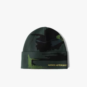 Adidem Asterisks Intarsia Beanie / Green