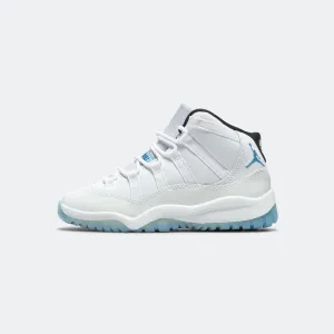 Air Jordan 11 Retro (PS) - White/Legend Blue-Black