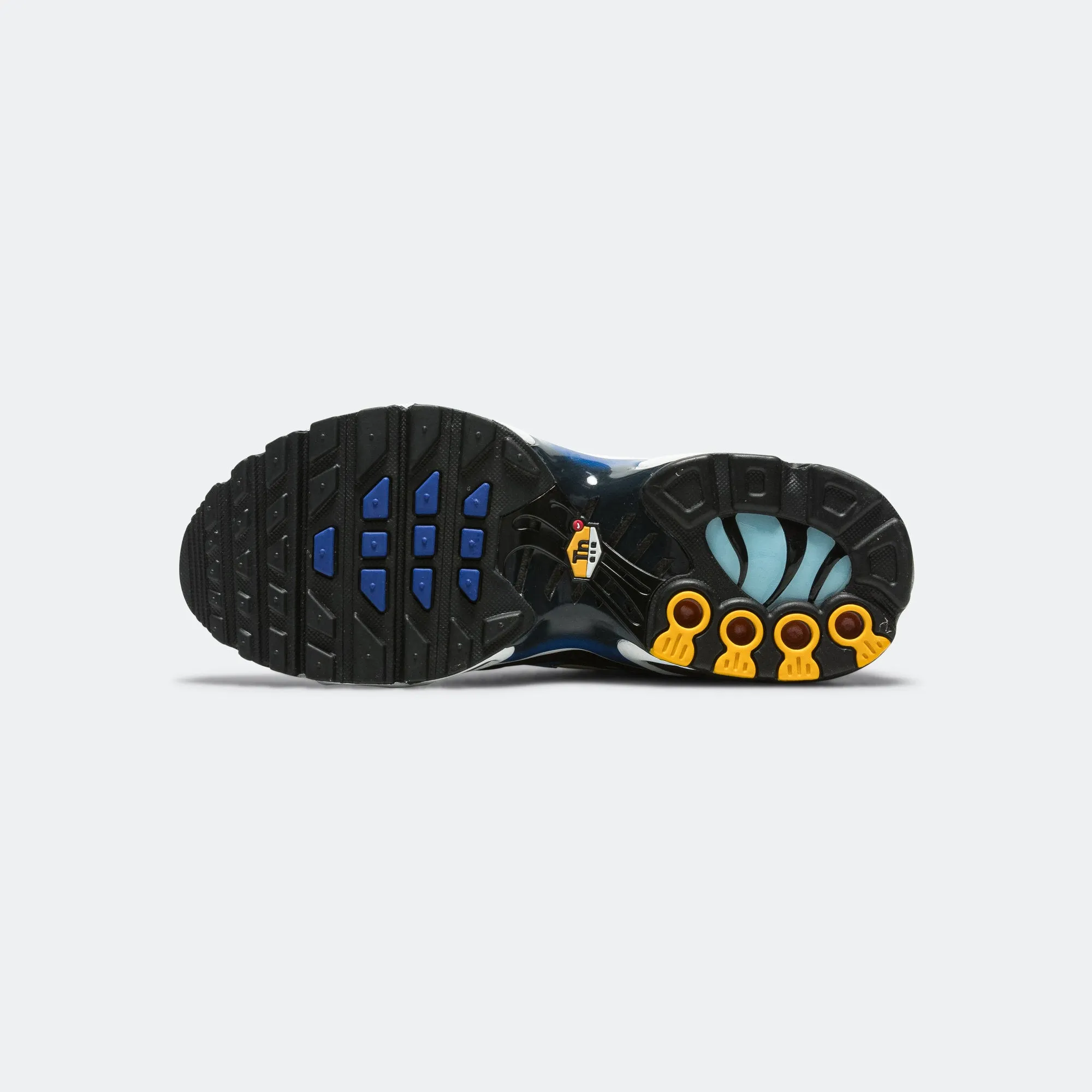 Air Max Plus (GS) - Black/Chamois-Sky Blue-Hyper Blue