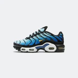 Air Max Plus (GS) - Black/Chamois-Sky Blue-Hyper Blue
