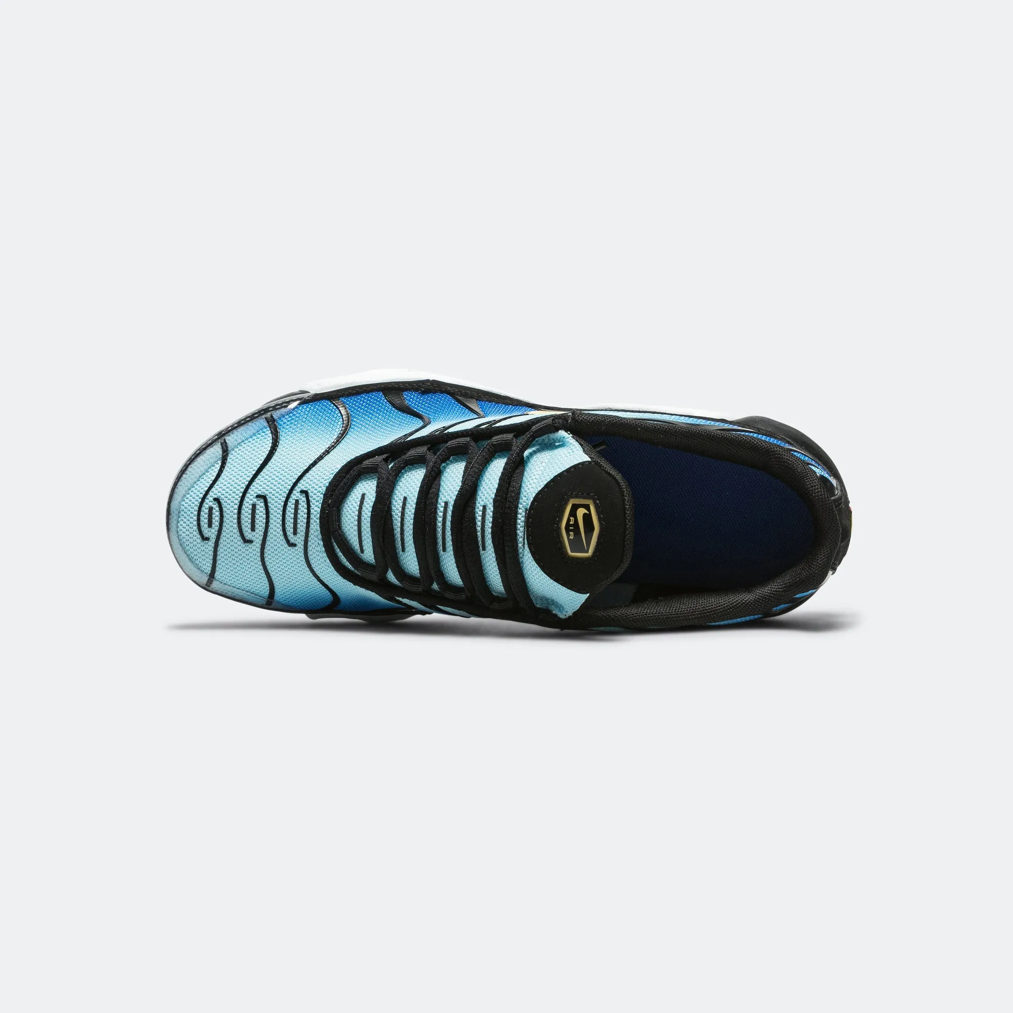 Air Max Plus (GS) - Black/Chamois-Sky Blue-Hyper Blue