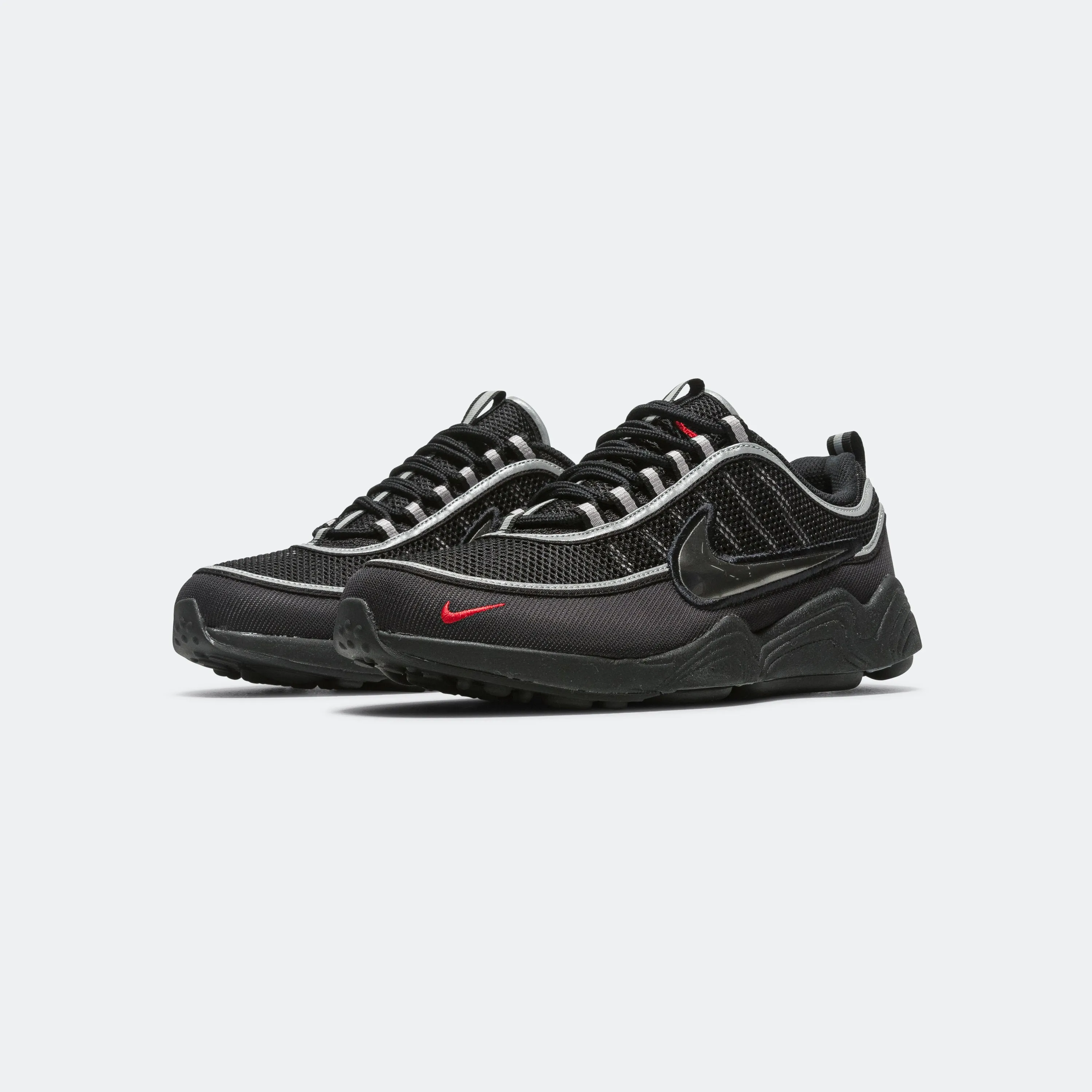 Air Zoom Spiridon SP - Black/Metallic Silver-Sport Red