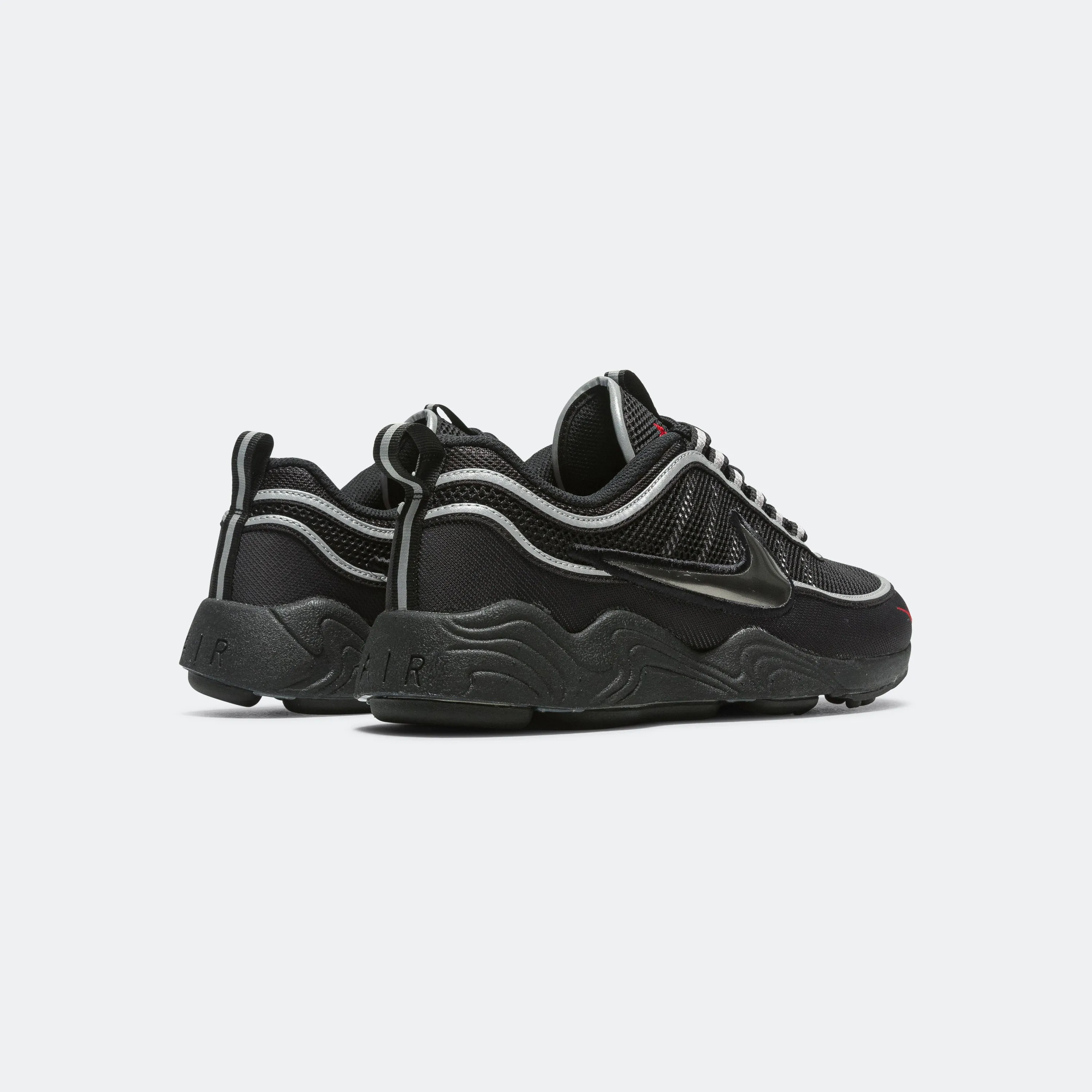 Air Zoom Spiridon SP - Black/Metallic Silver-Sport Red
