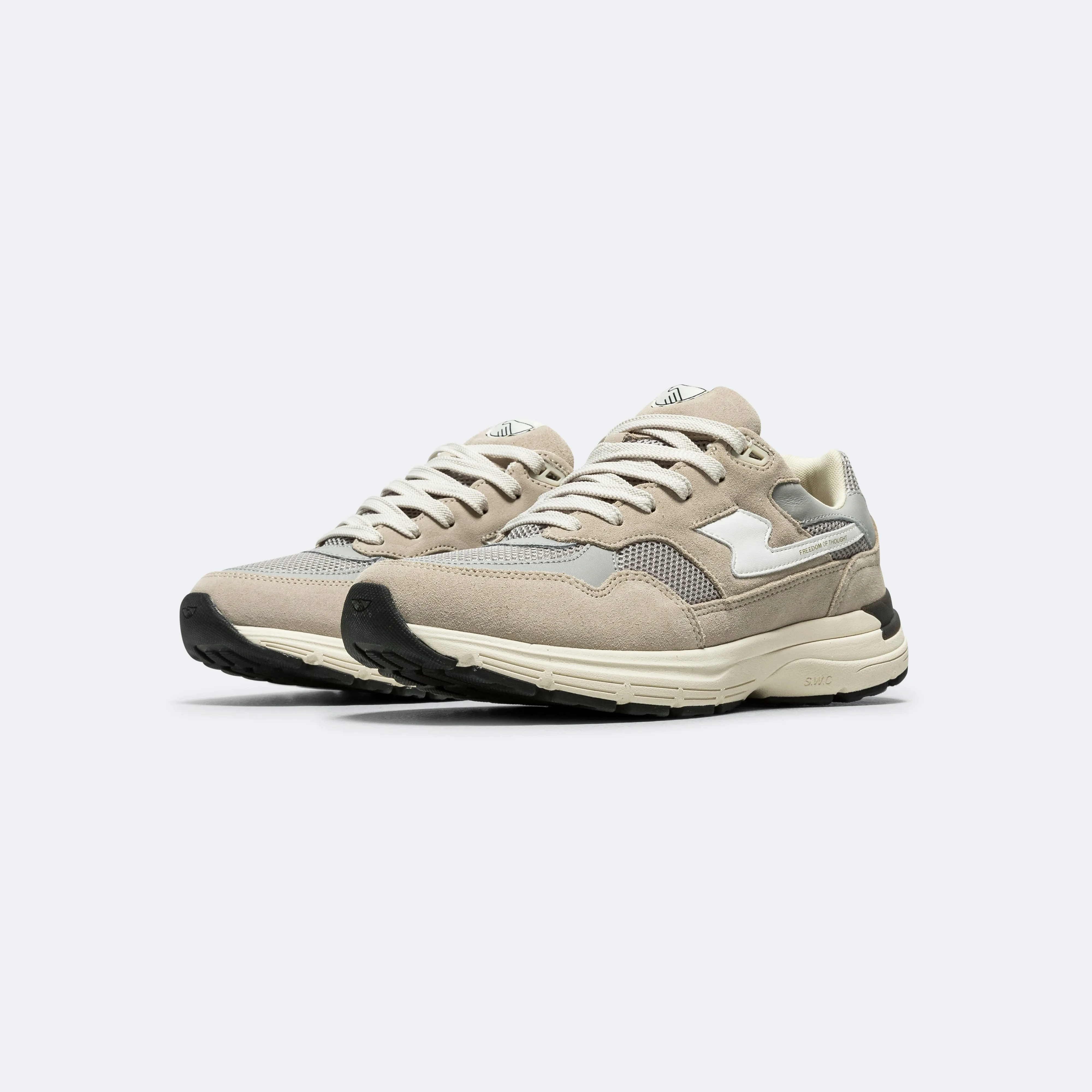 Amiel S-Strike Suede Mix - Light Grey