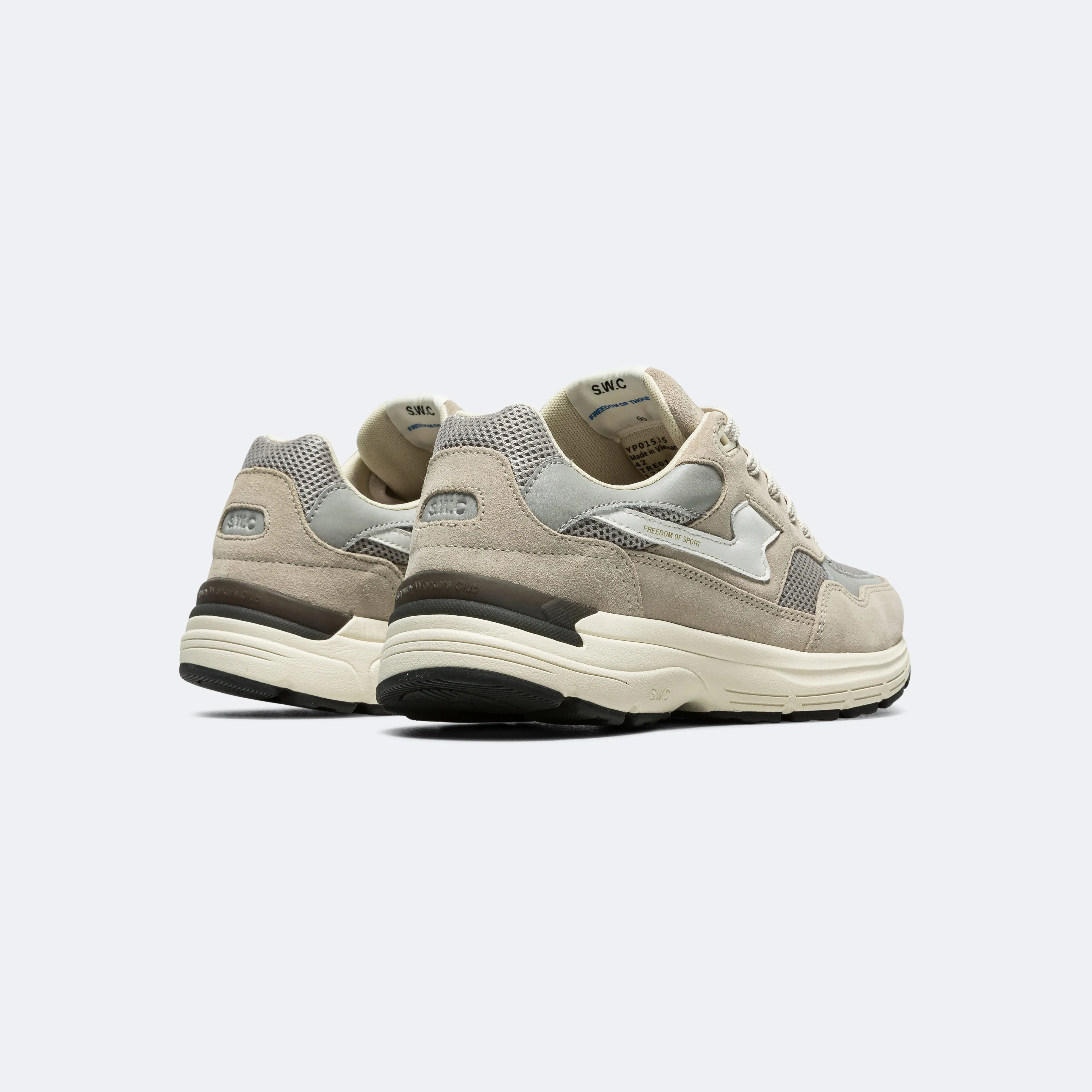 Amiel S-Strike Suede Mix - Light Grey