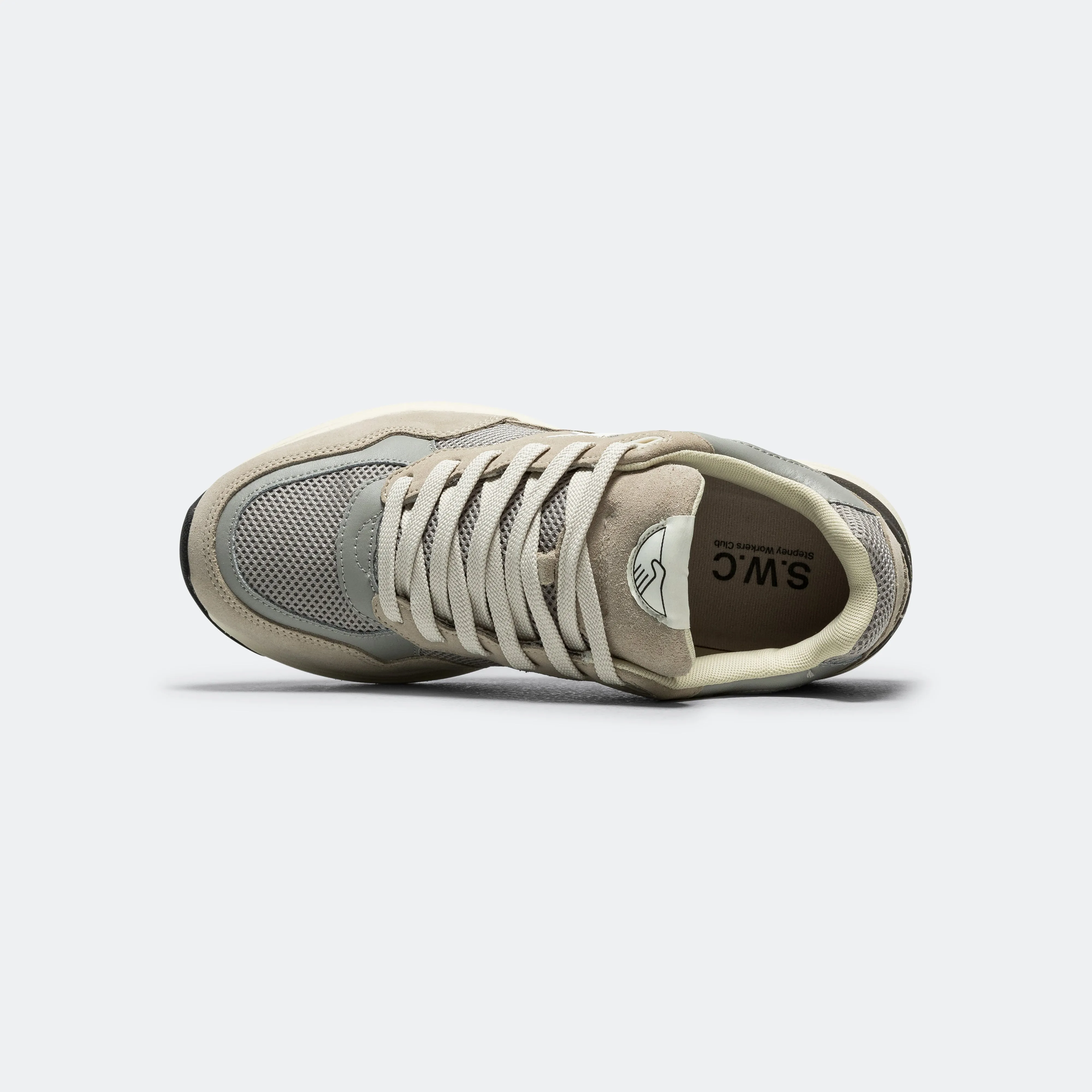Amiel S-Strike Suede Mix - Light Grey
