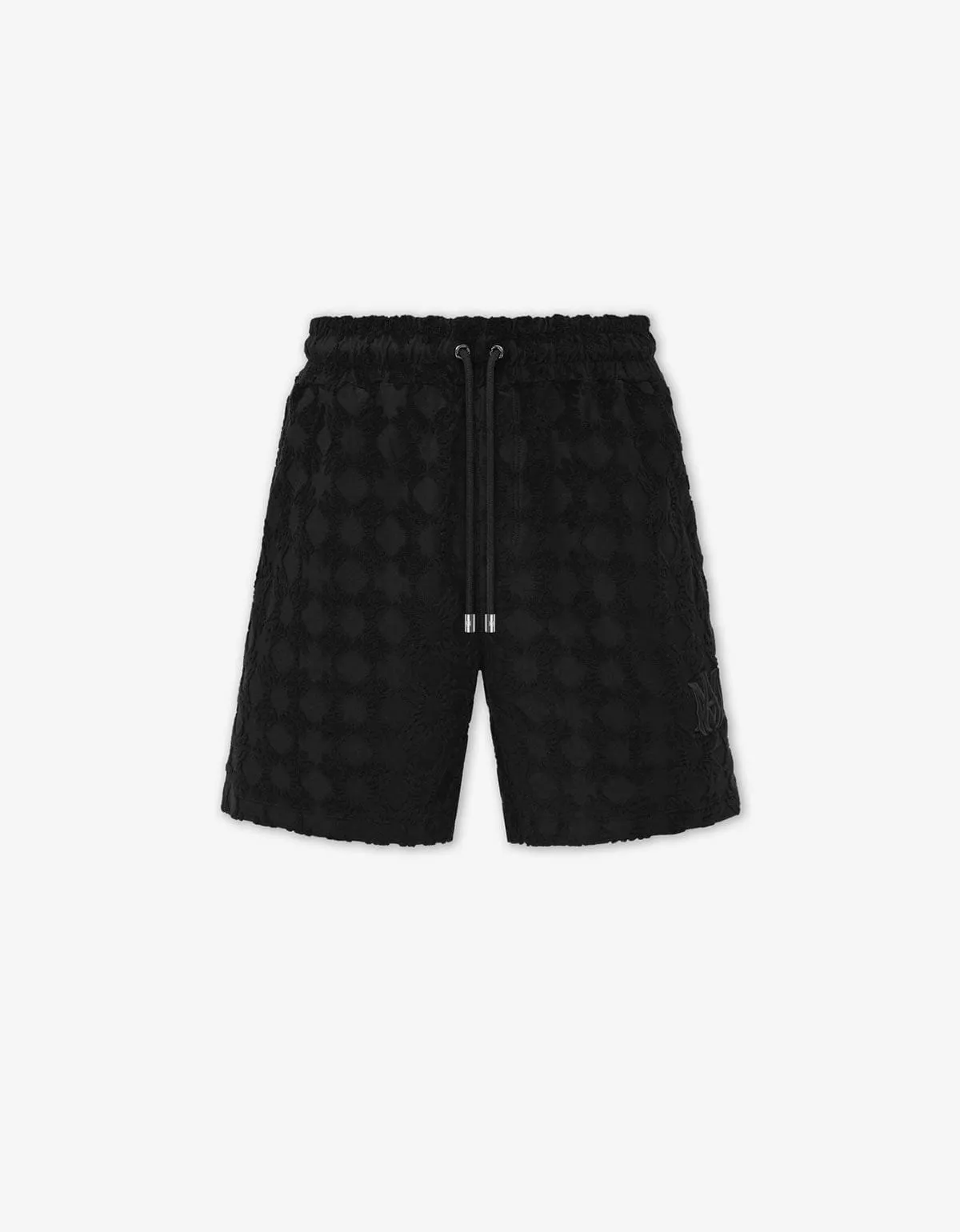 Amiri Black MA Quad Towelling Shorts
