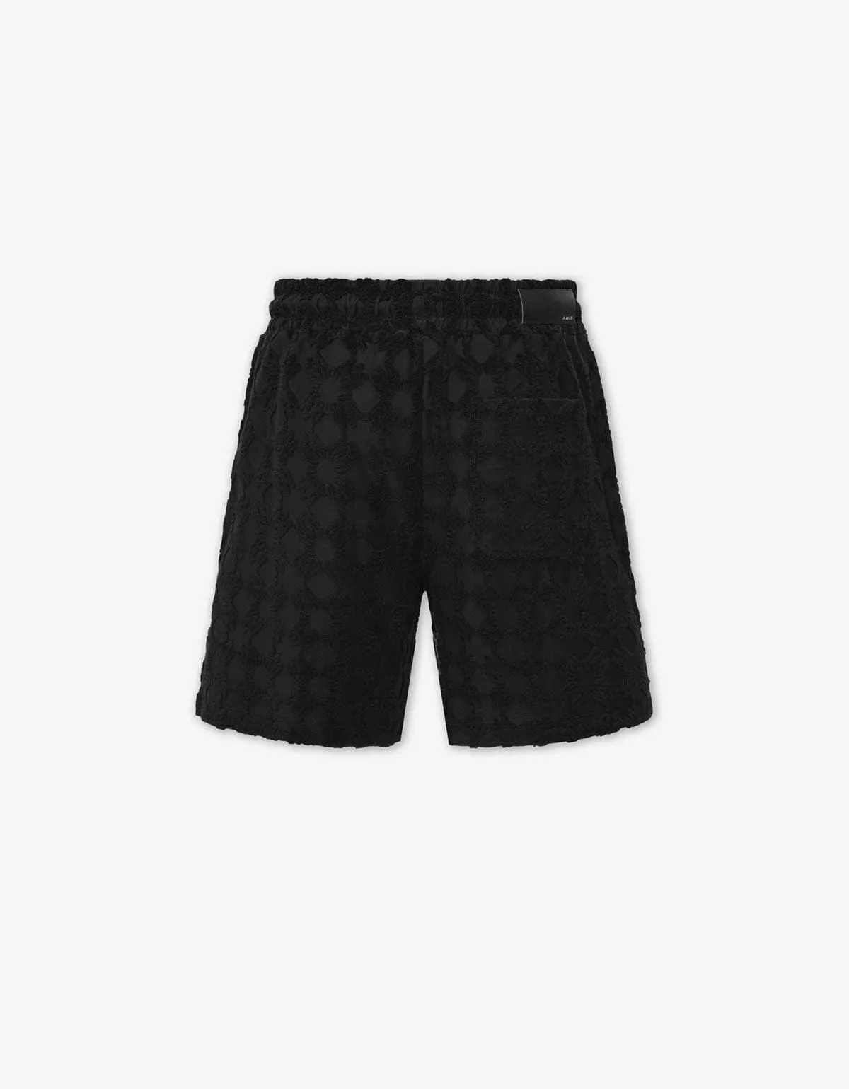 Amiri Black MA Quad Towelling Shorts