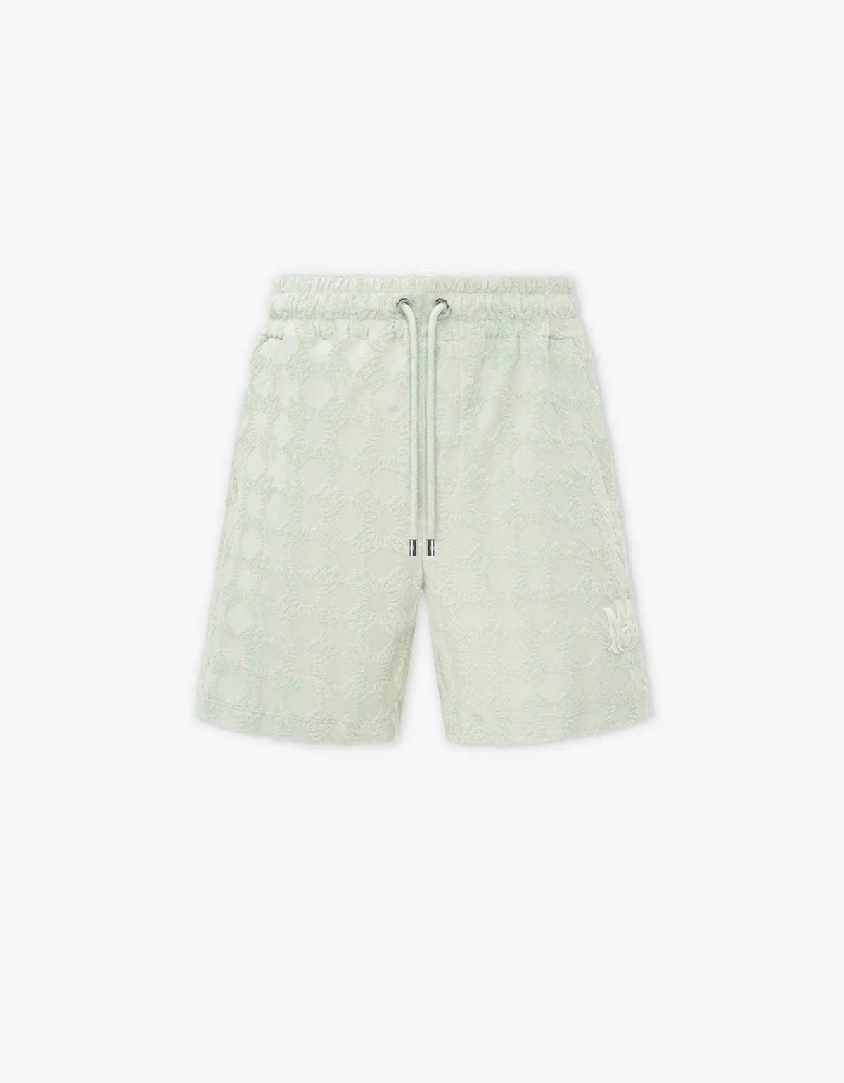 Amiri Green MA Quad Towelling Shorts