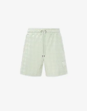 Amiri Green MA Quad Towelling Shorts