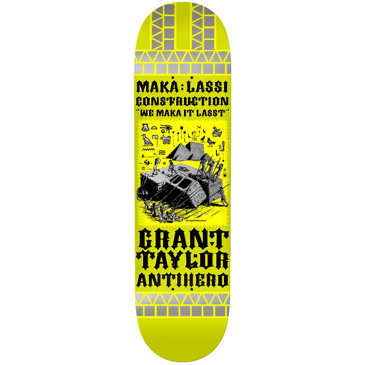 Anti Hero - Grant Taylor Makalassi Construction 8.38 Skateboard Deck