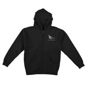 Anti Hero - Lil Pigeon Emb Zip Hoodie Black