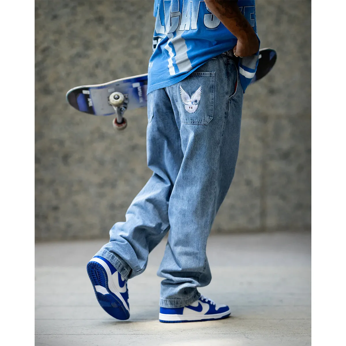 April - Blue Dove Jeans Light Blue Wash
