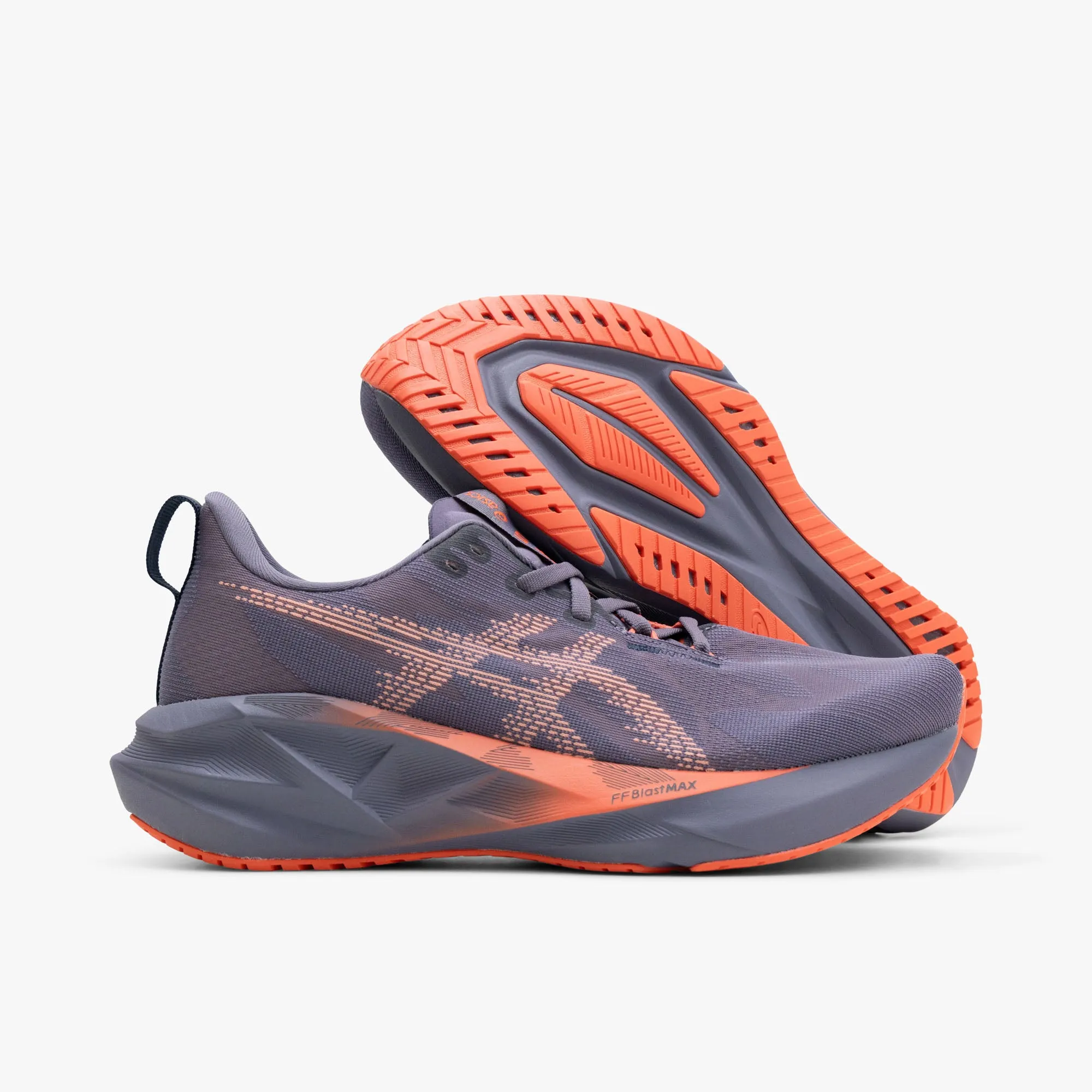 ASICS Novablast 5 Greyish Purple / Coral Reef