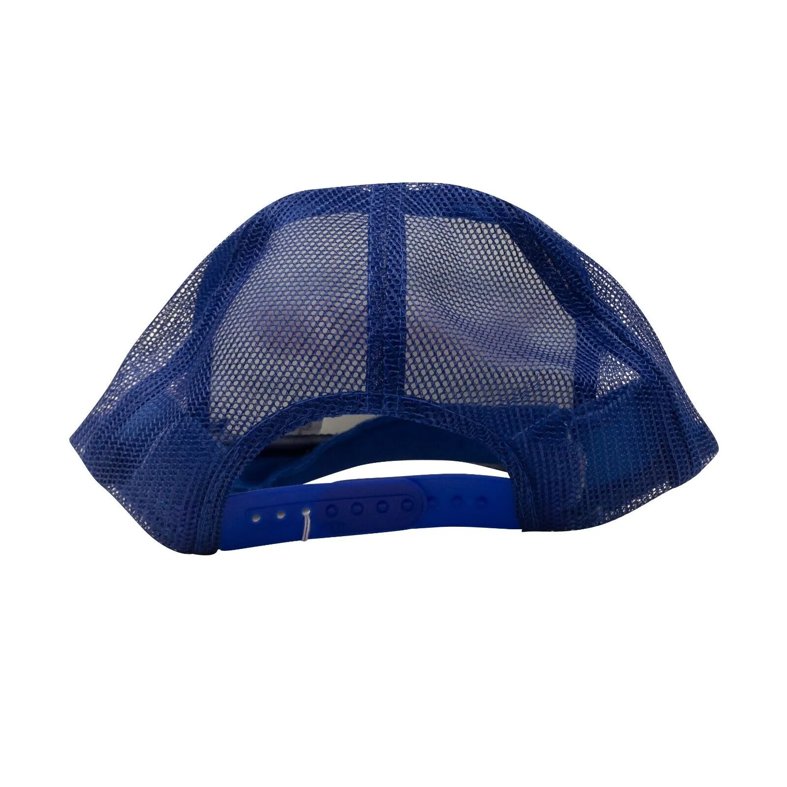 Blue And White Working Like a Sicko Trucker Hat
