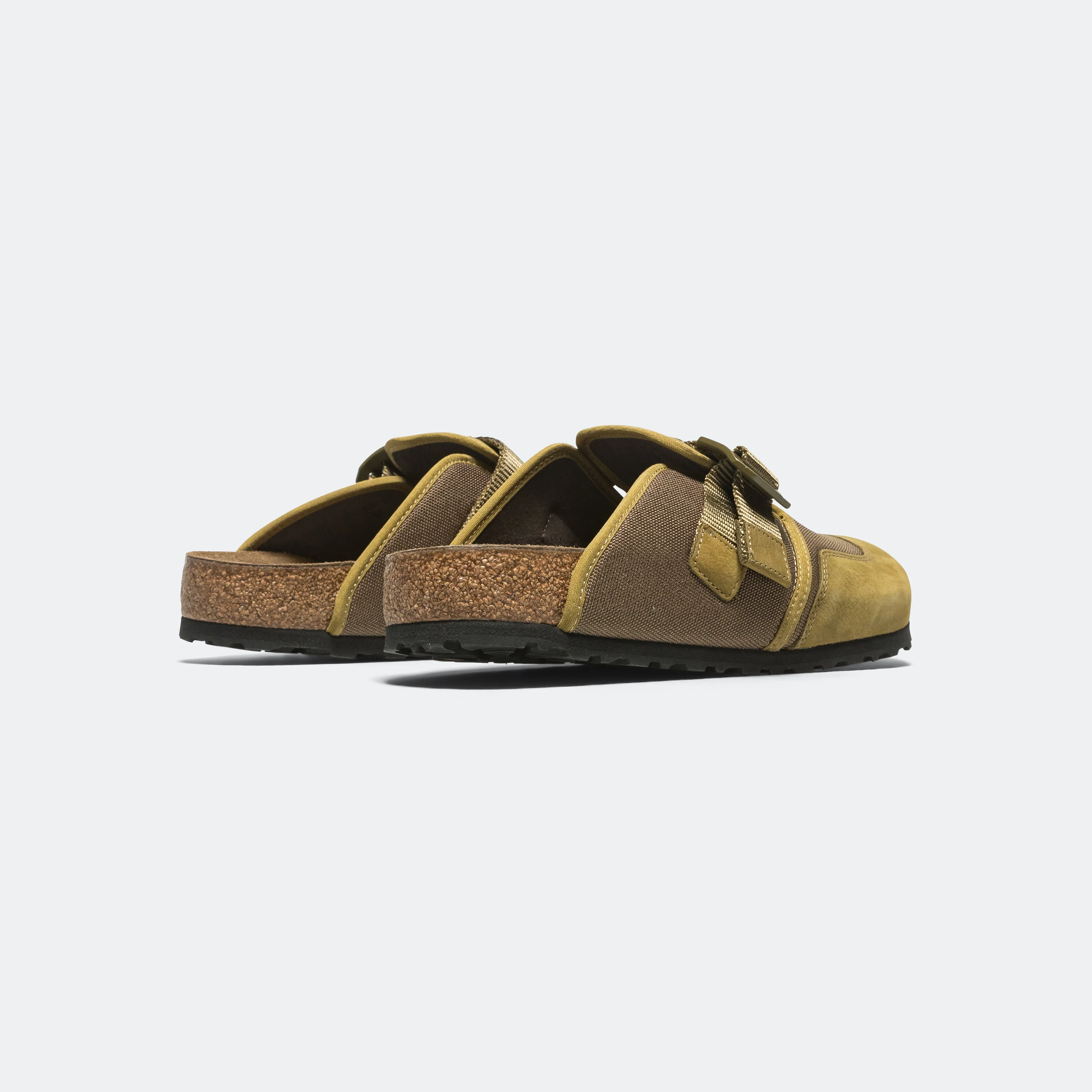 Boston Nova - Pine Green Nubuck Leather/Textile