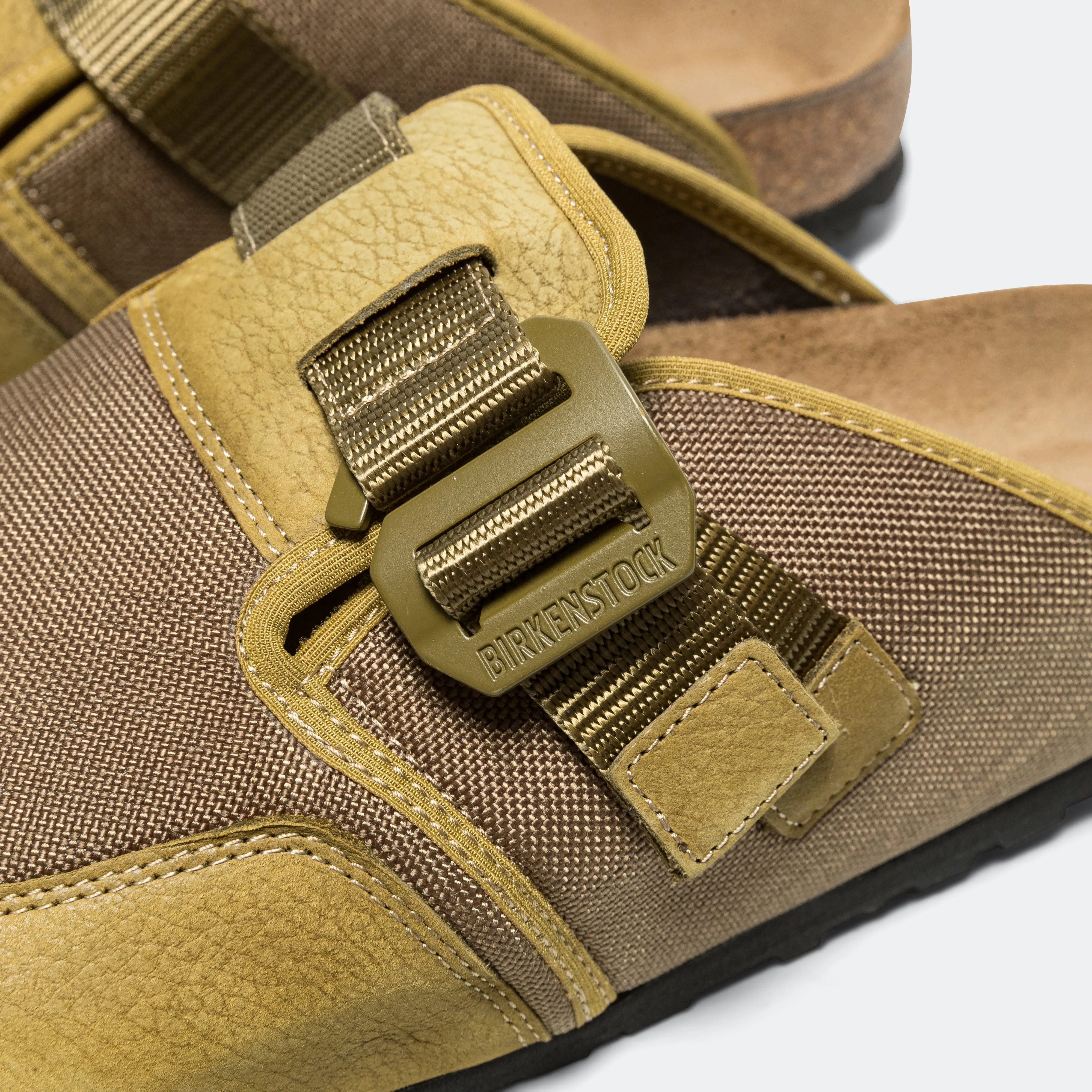 Boston Nova - Pine Green Nubuck Leather/Textile