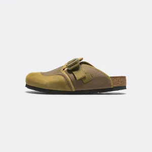 Boston Nova - Pine Green Nubuck Leather/Textile