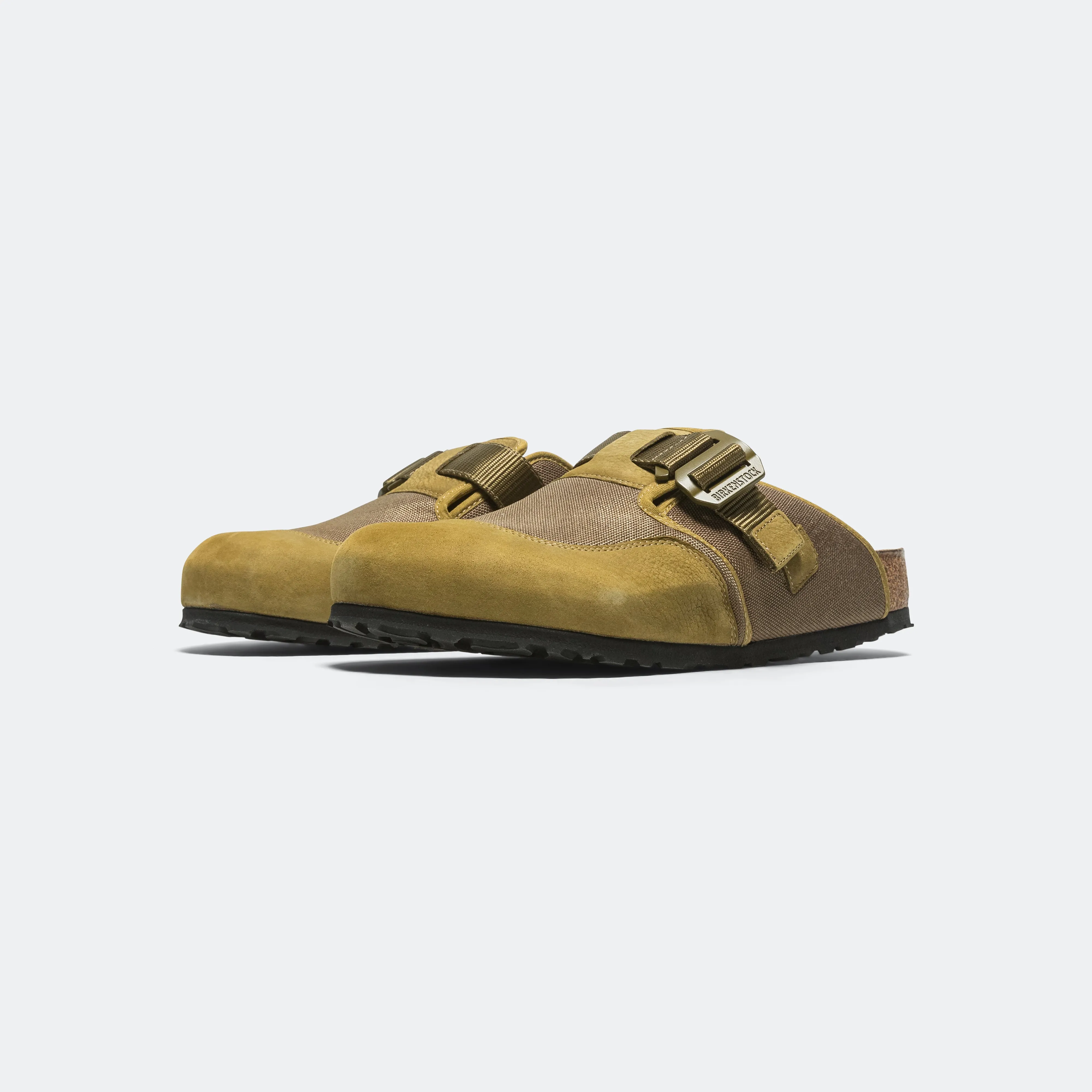 Boston Nova - Pine Green Nubuck Leather/Textile