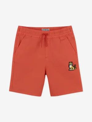 Boys Kotora Bermuda Shorts in Red