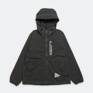Brushed Nylon Jacket x and wander - Charcoal
