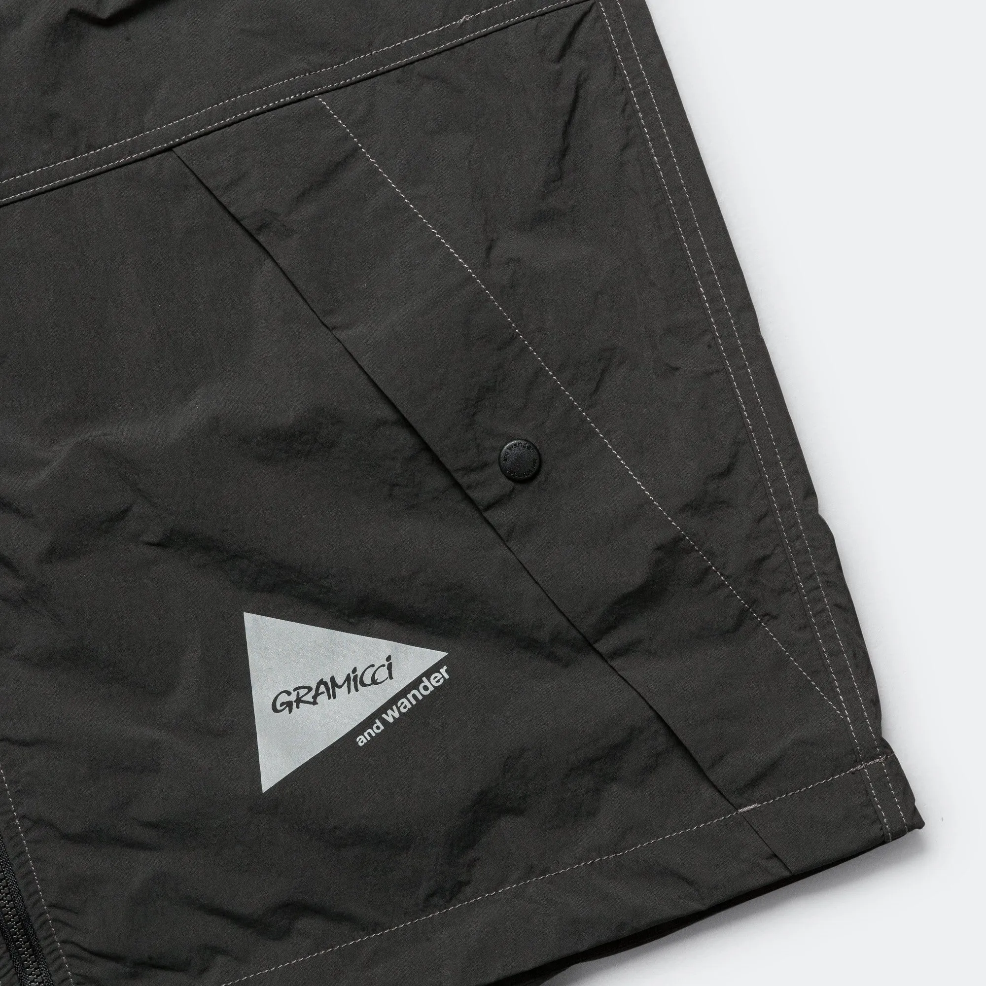 Brushed Nylon Jacket x and wander - Charcoal