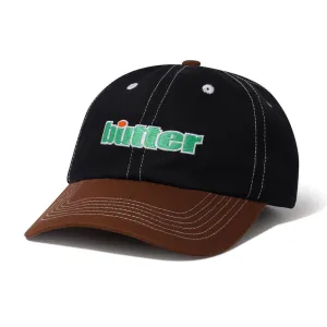 Butter Goods - Ace 6 Panel Cap Black/Brown
