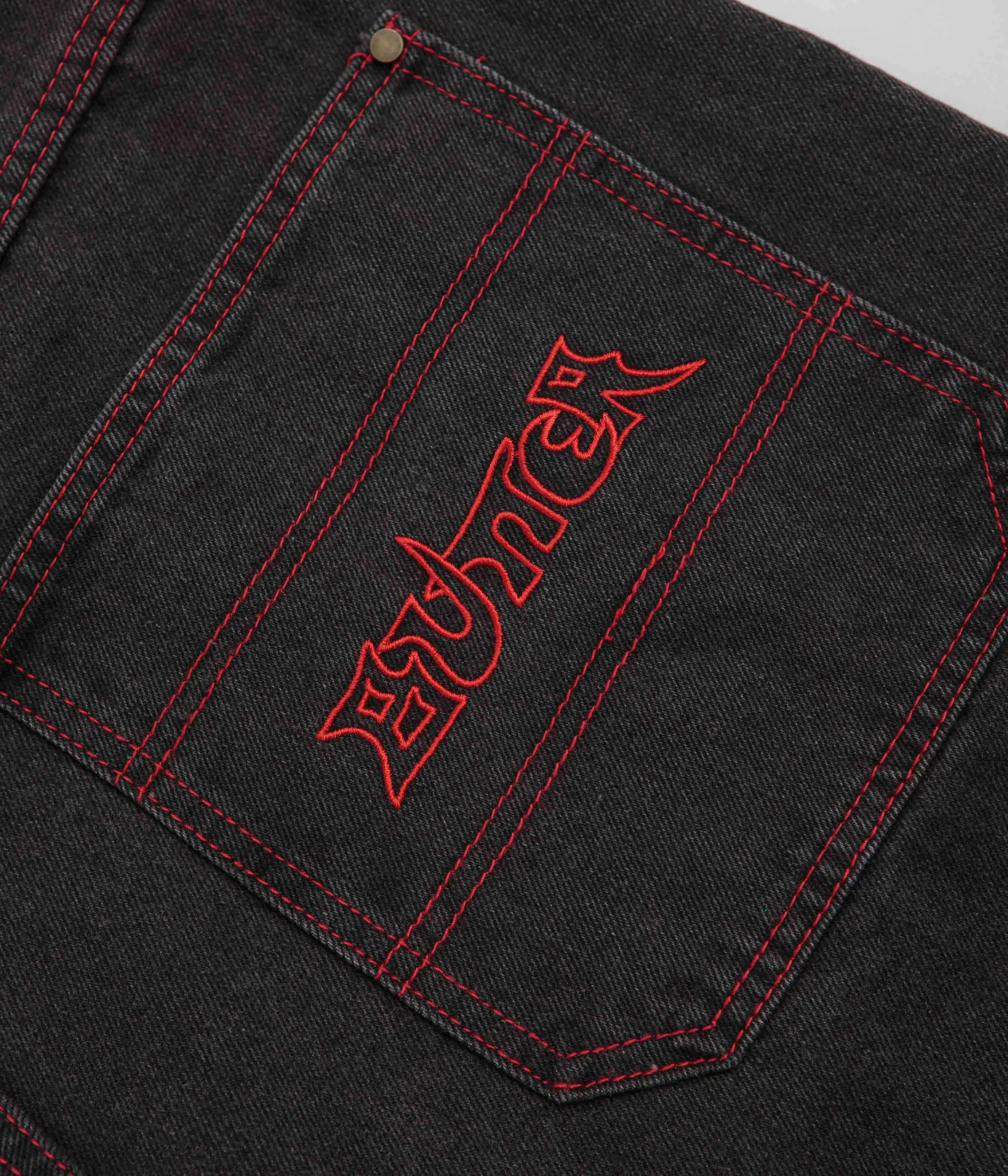 Butter Goods Encounter Denim Shorts - Tinted Washed Black