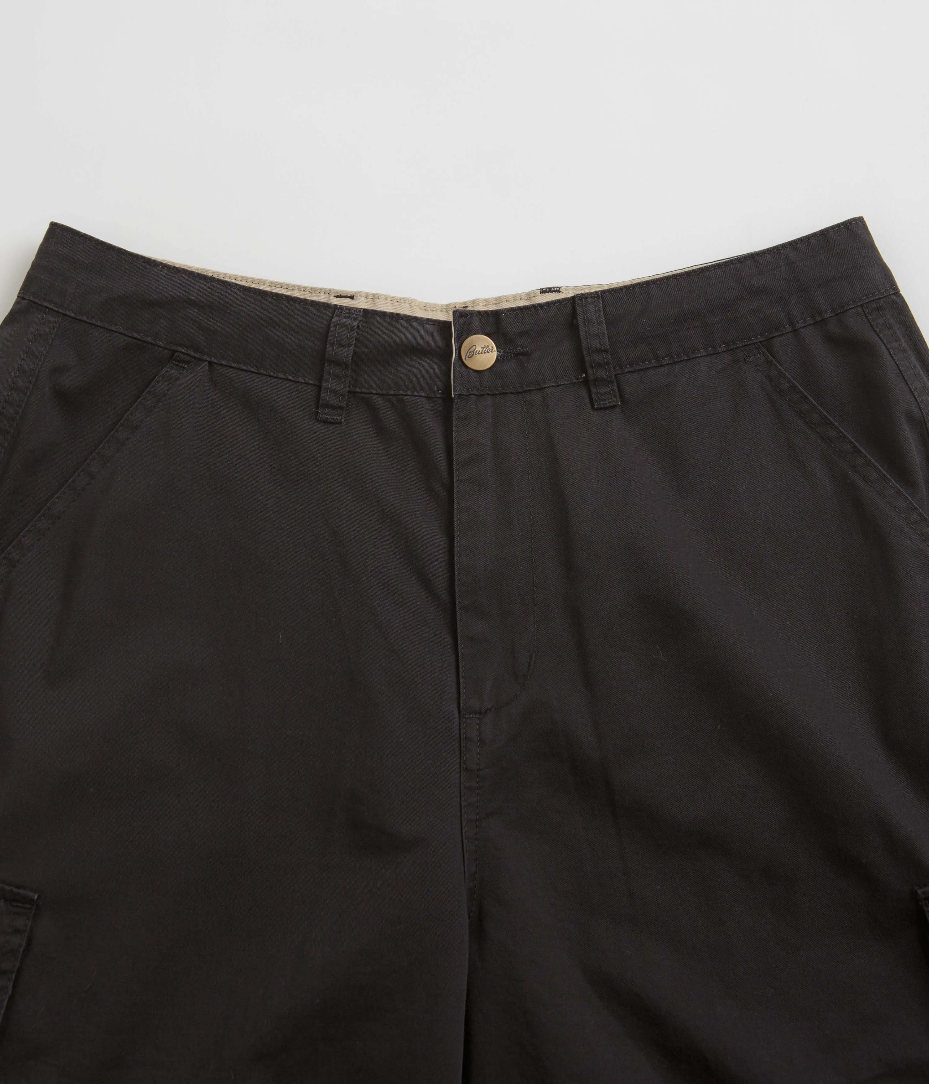 Butter Goods Field Cargo Shorts - Black