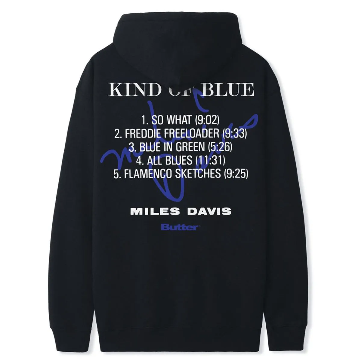 Butter Goods - Miles Davis Kind Of Blue Hoodie Black