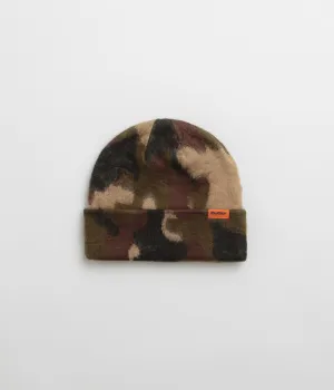 Butter Goods Mohair Camo Cuff Beanie - Fatigue