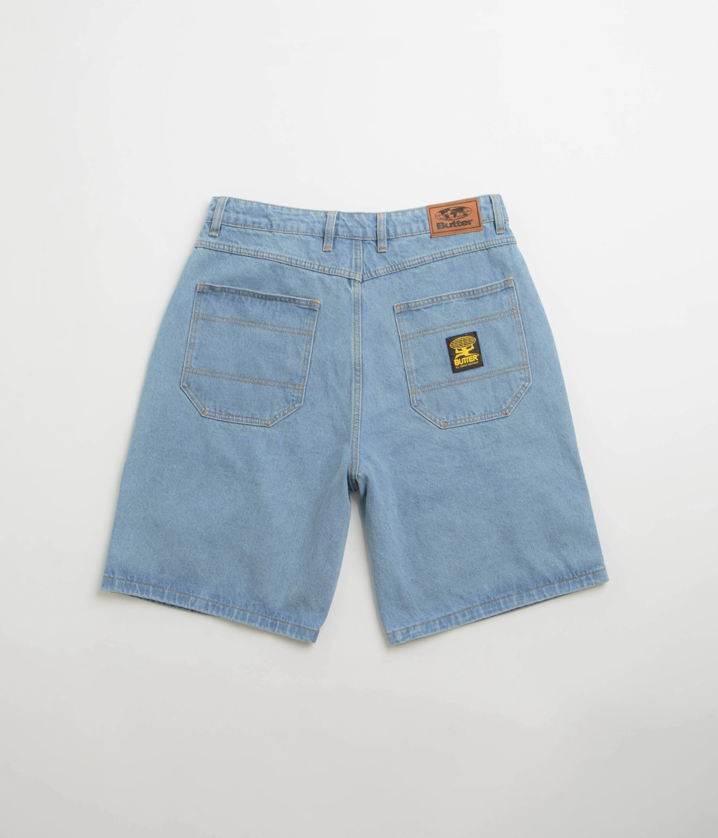 Butter Goods Patch Pocket Denim Shorts - Washed Indigo