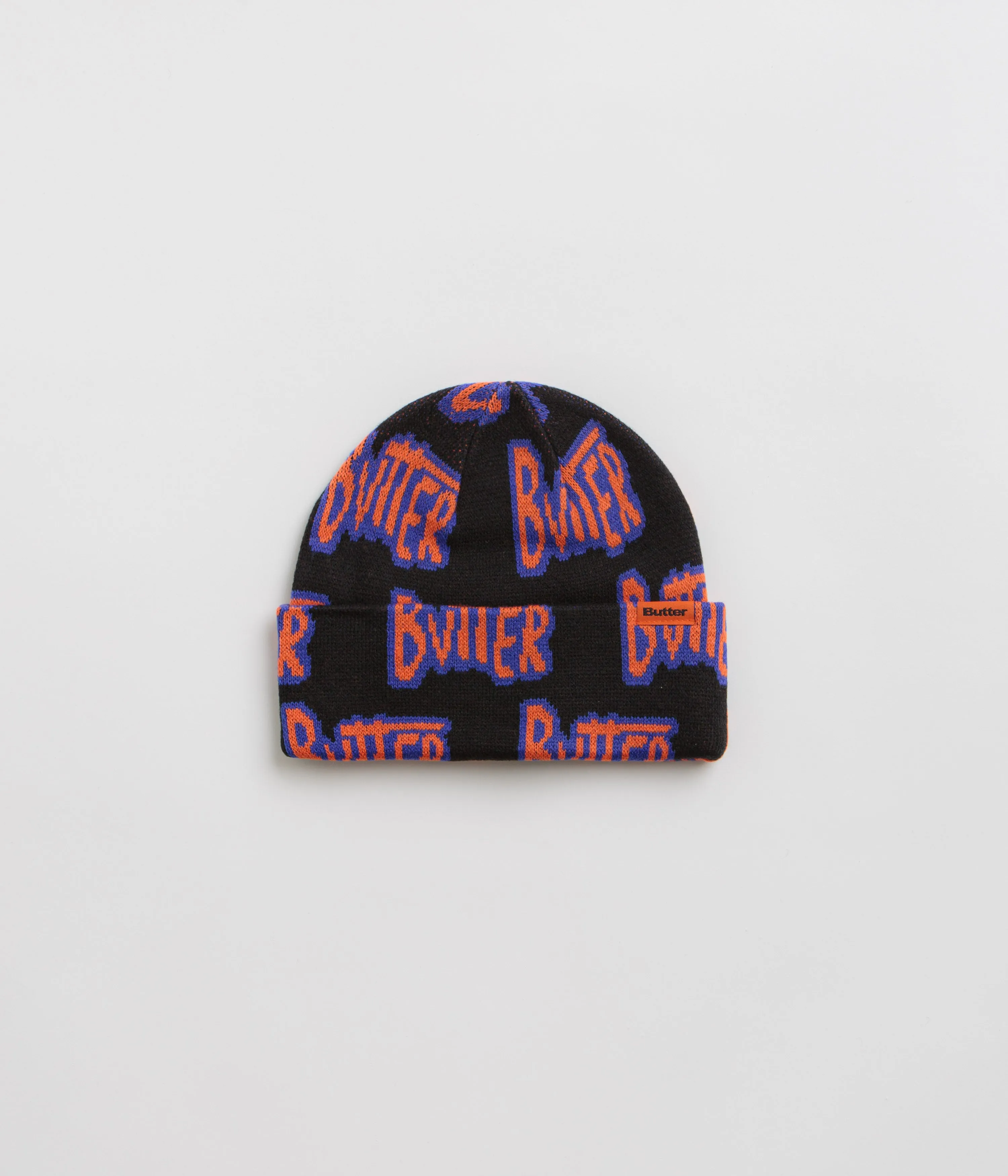 Butter Goods Sketch Cuff Beanie - Black