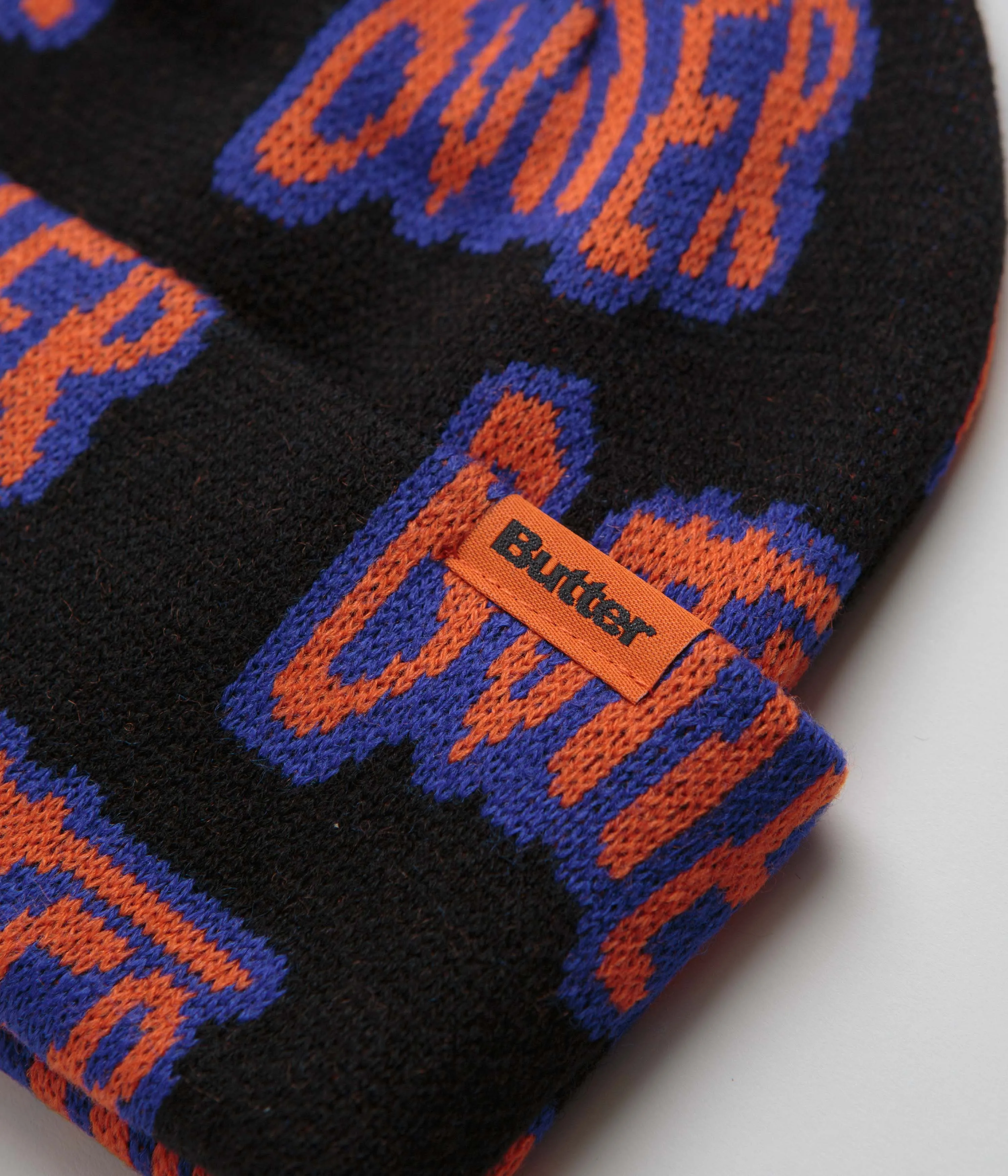 Butter Goods Sketch Cuff Beanie - Black