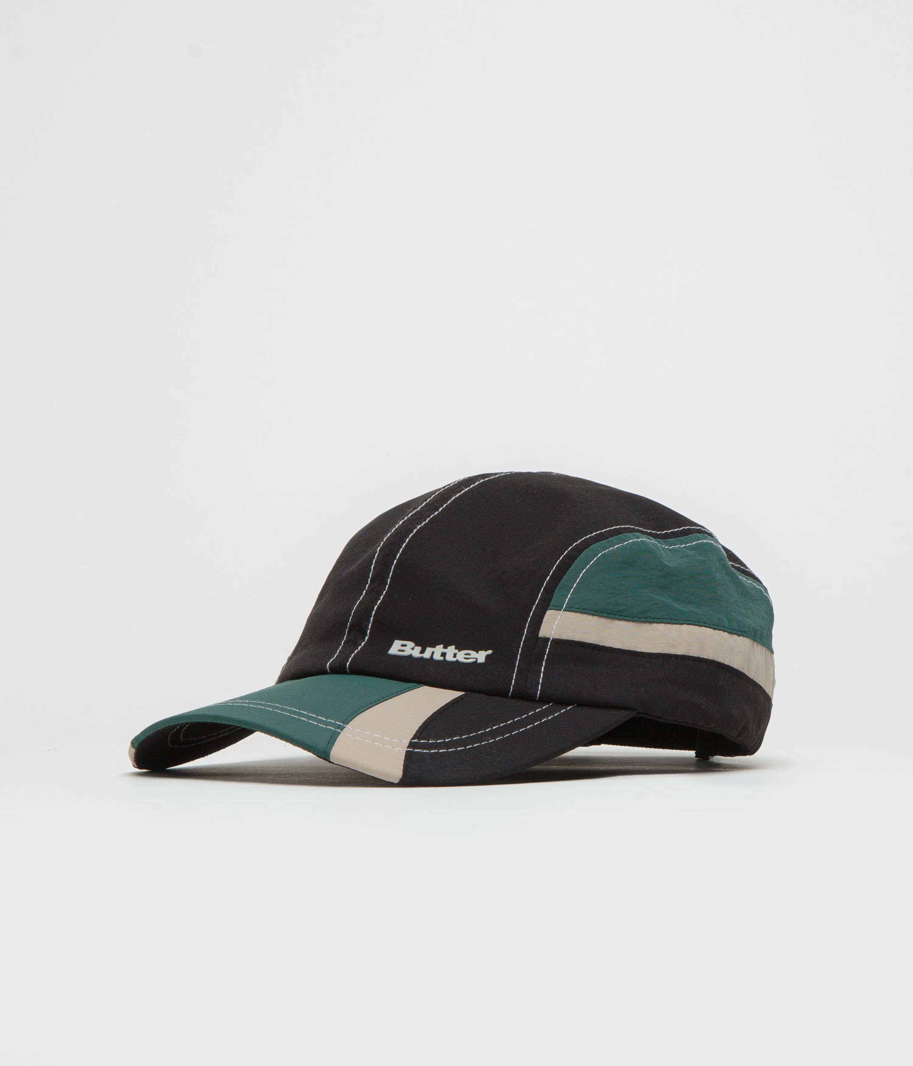 Butter Goods Swift 4 Panel Cap - Black