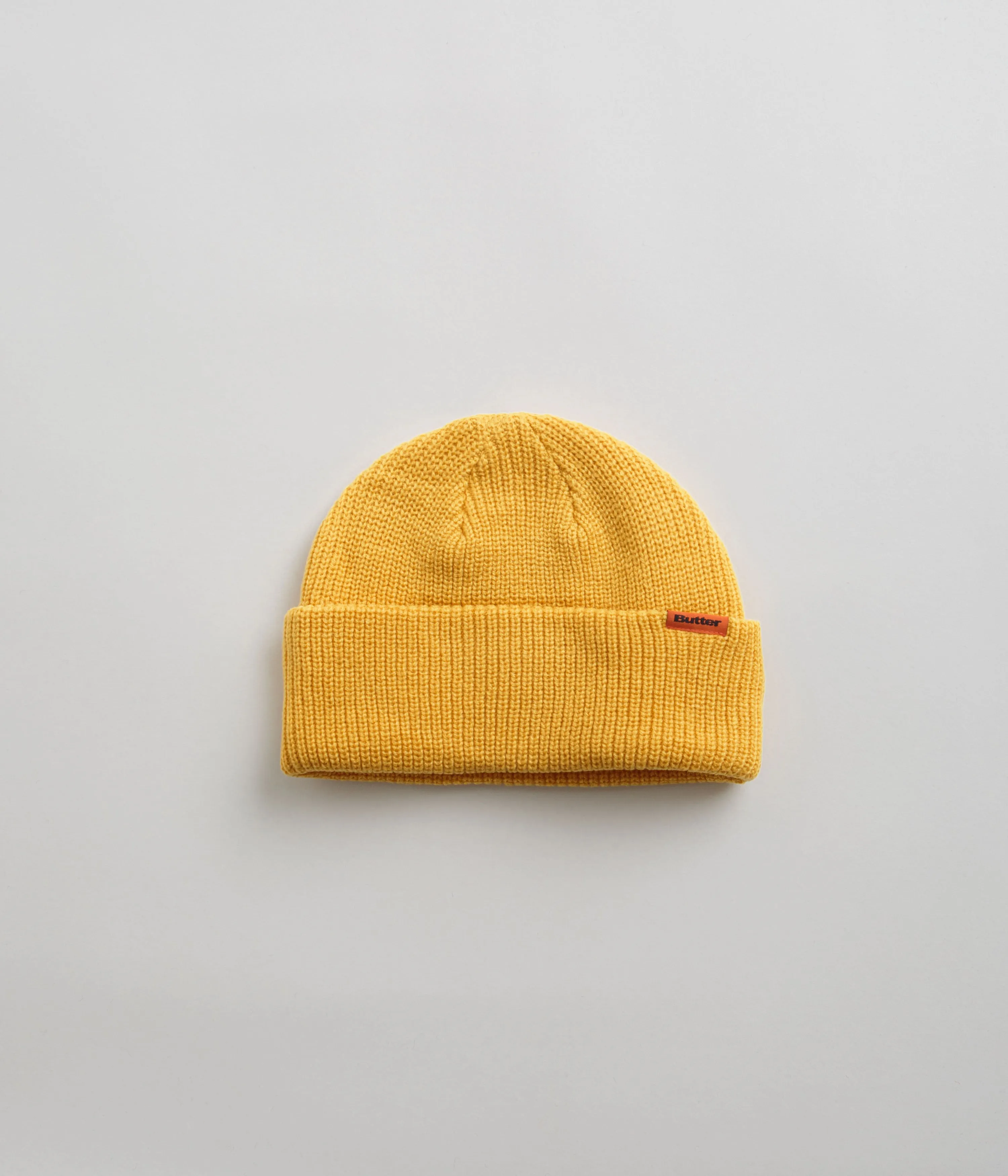 Butter Goods Tall Wharfie Beanie - Yellow