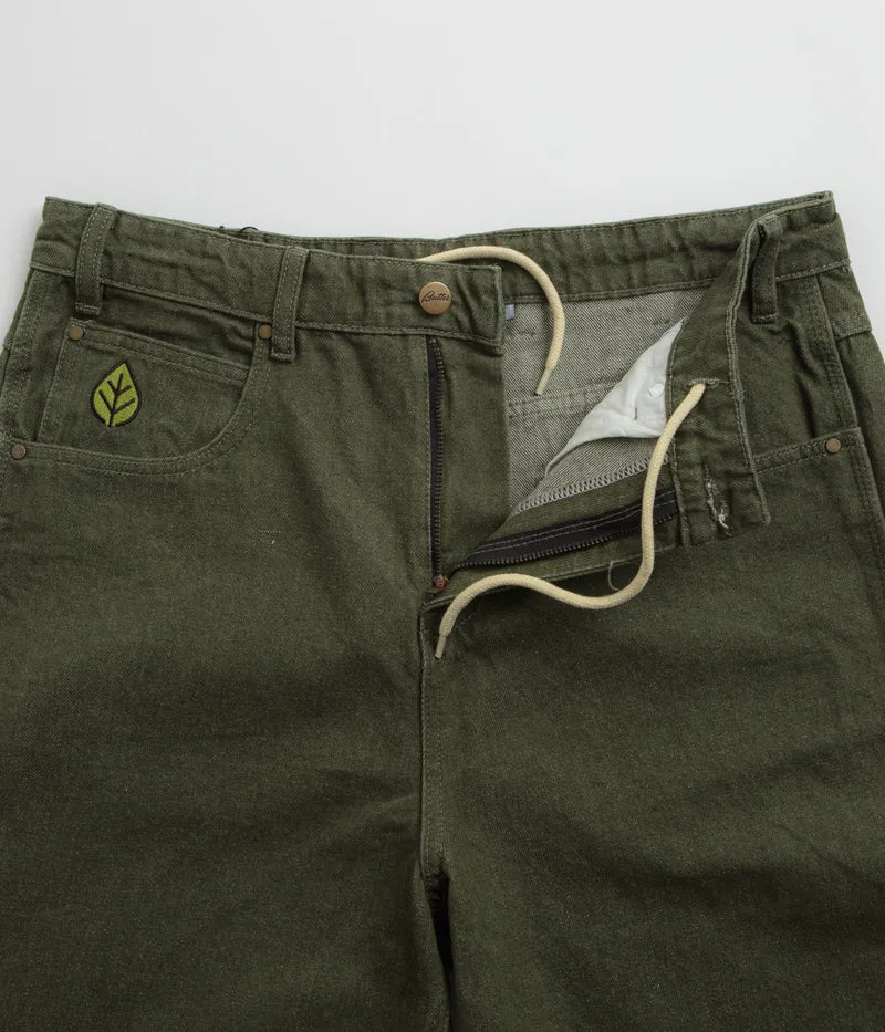 Butter Goods Weathergear Denim Shorts - Faded Army