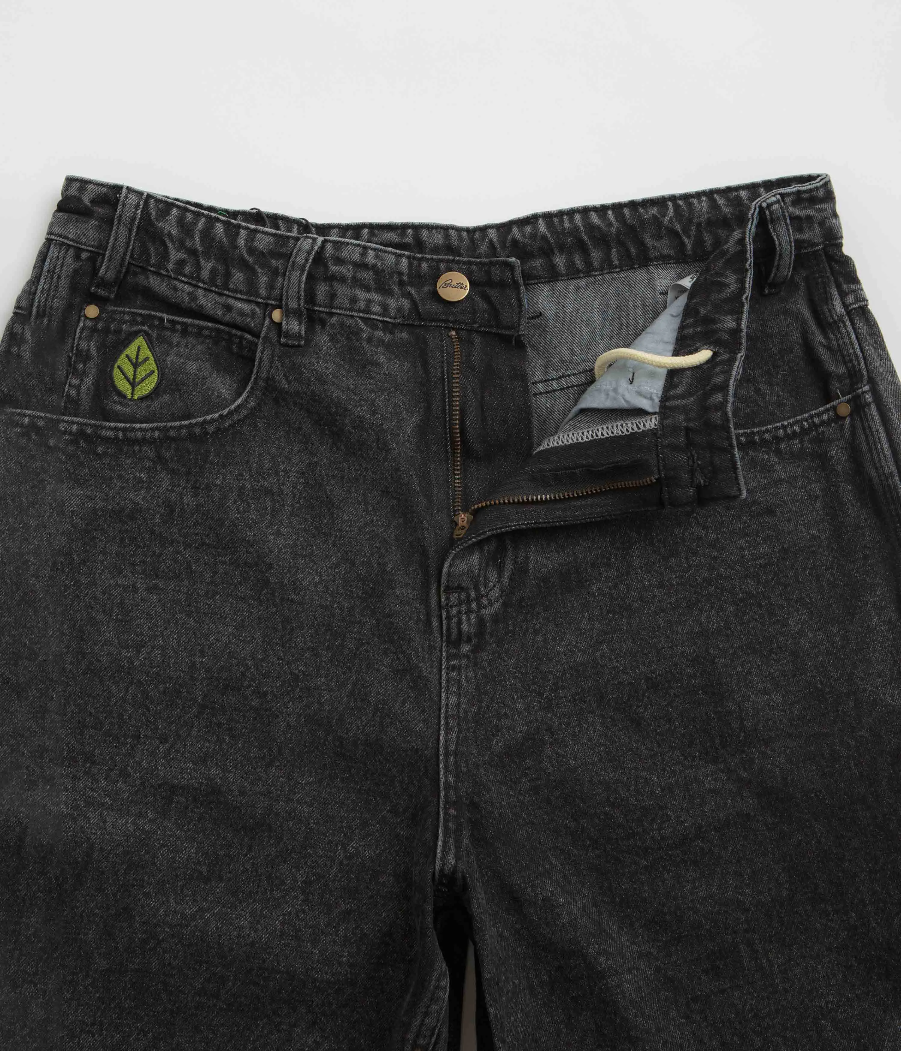 Butter Goods Weathergear Denim Shorts - Faded Black