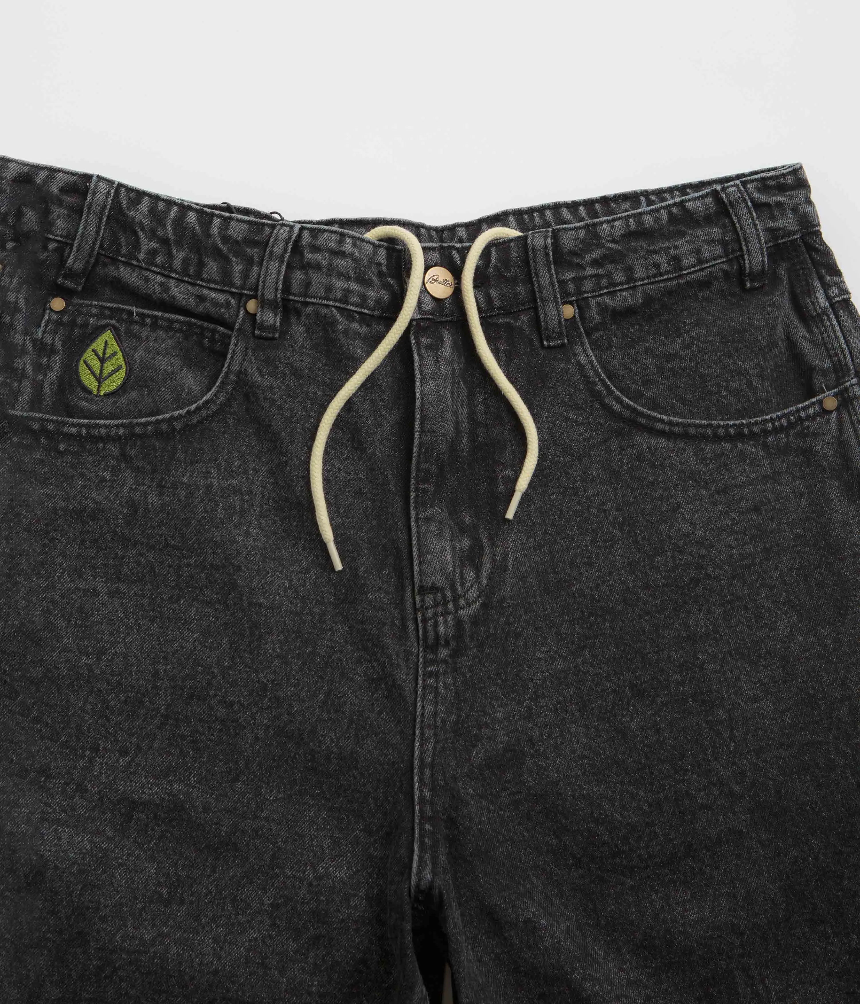 Butter Goods Weathergear Denim Shorts - Faded Black