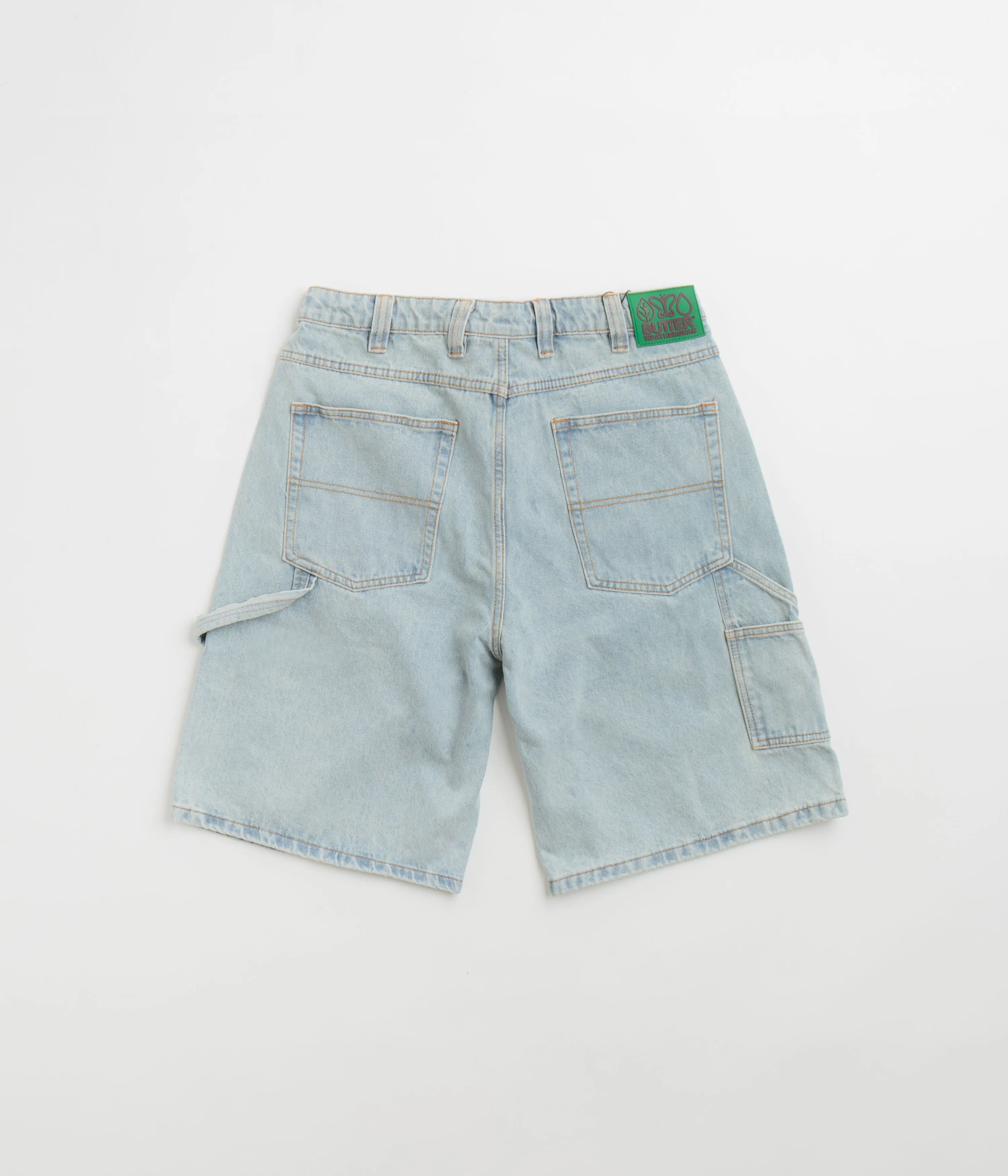 Butter Goods Weathergear Denim Shorts - Faded Light Wash