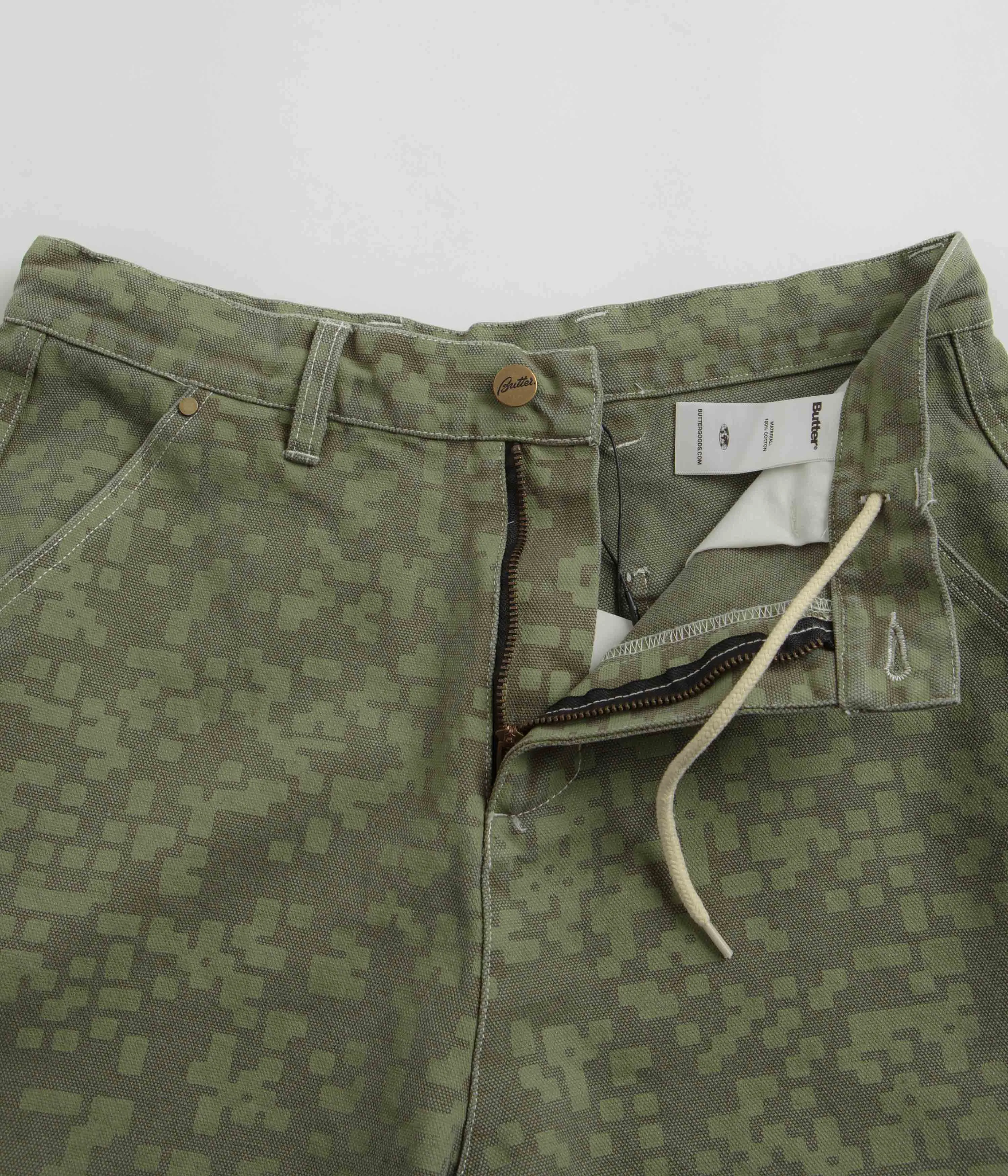 Butter Goods Work Shorts - Army