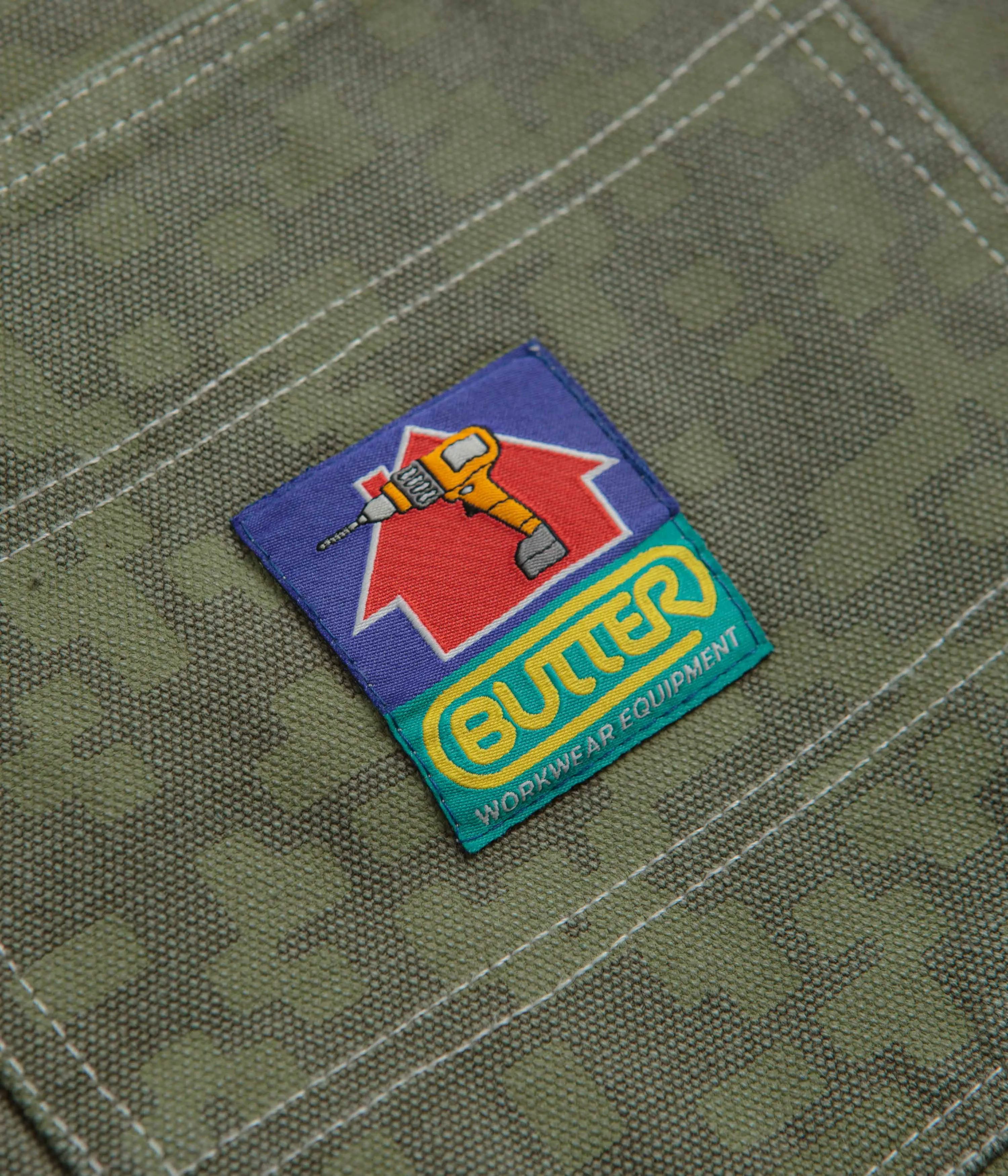 Butter Goods Work Shorts - Army