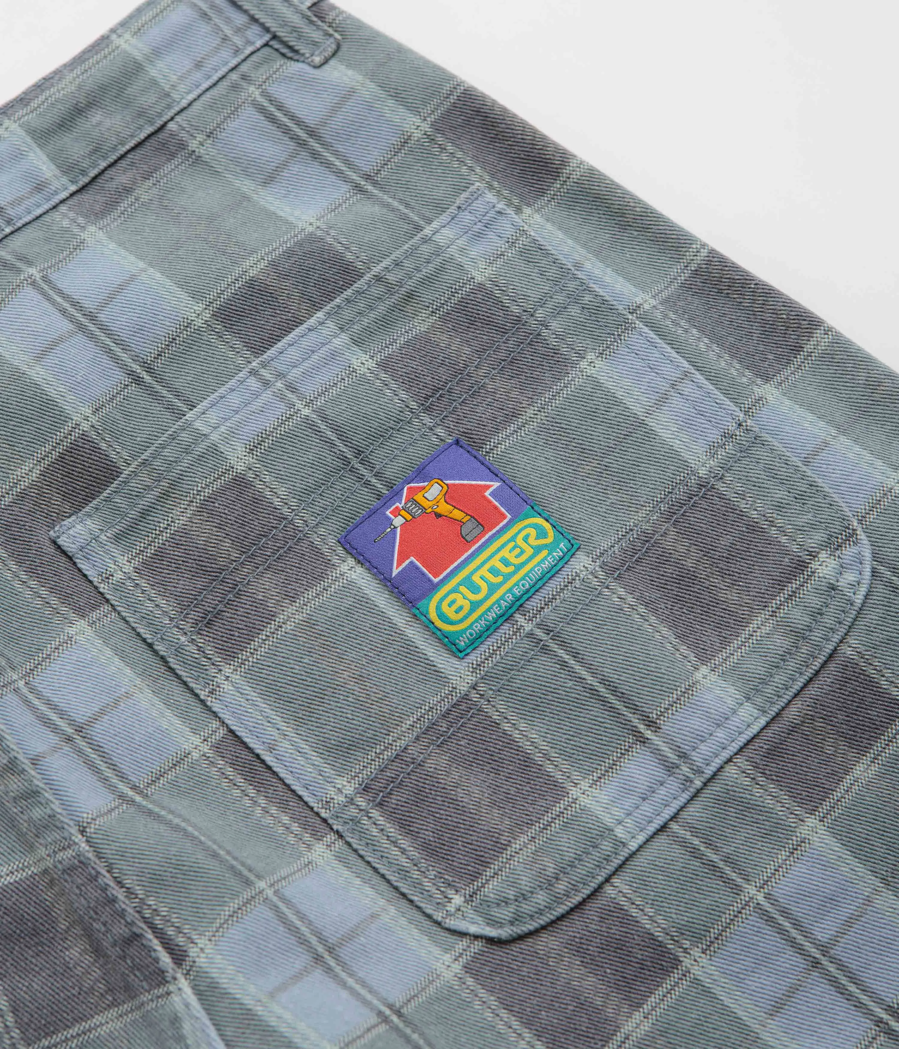 Butter Goods Work Shorts - Plaid