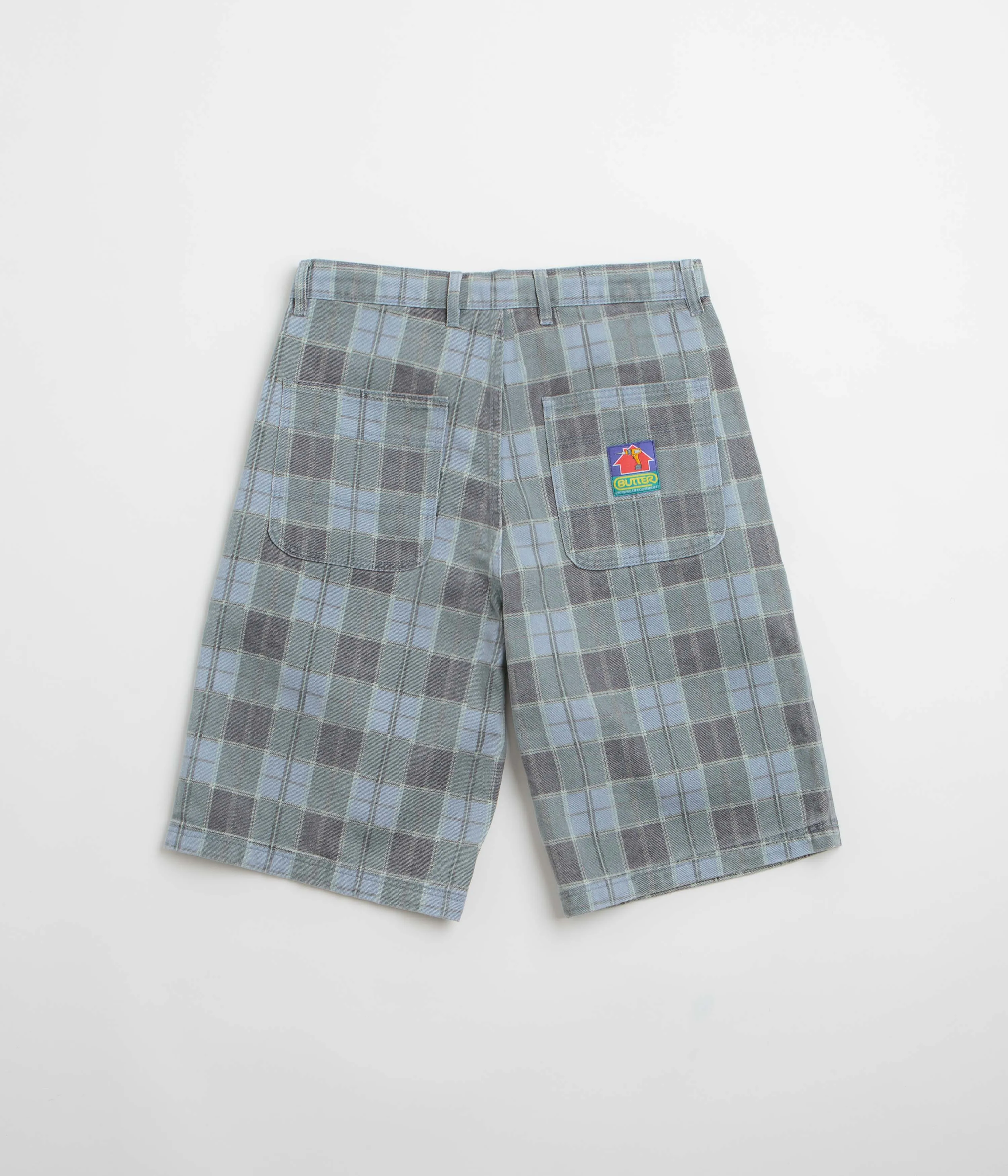 Butter Goods Work Shorts - Plaid